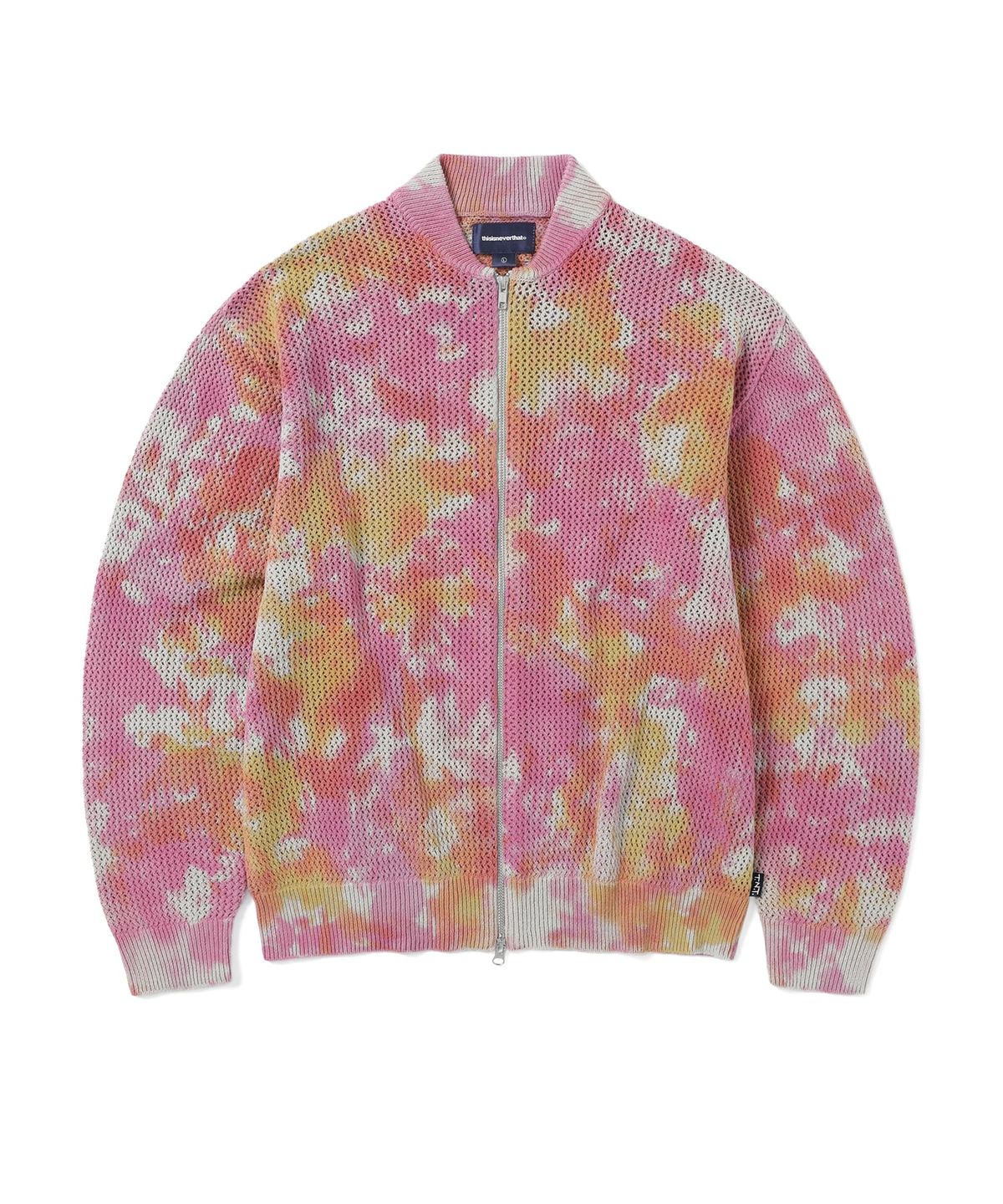 디스이즈네버댓(THISISNEVERTHAT) Net Knit Jacket Pink