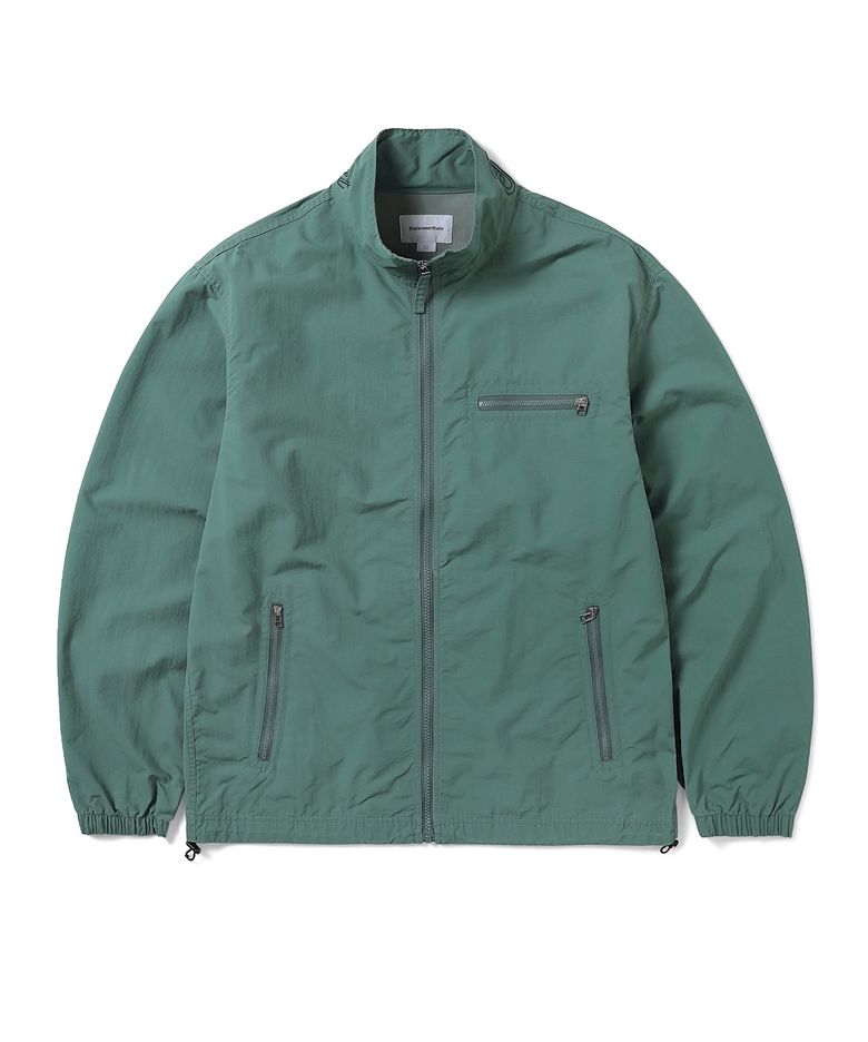 Script Track Jacket Green