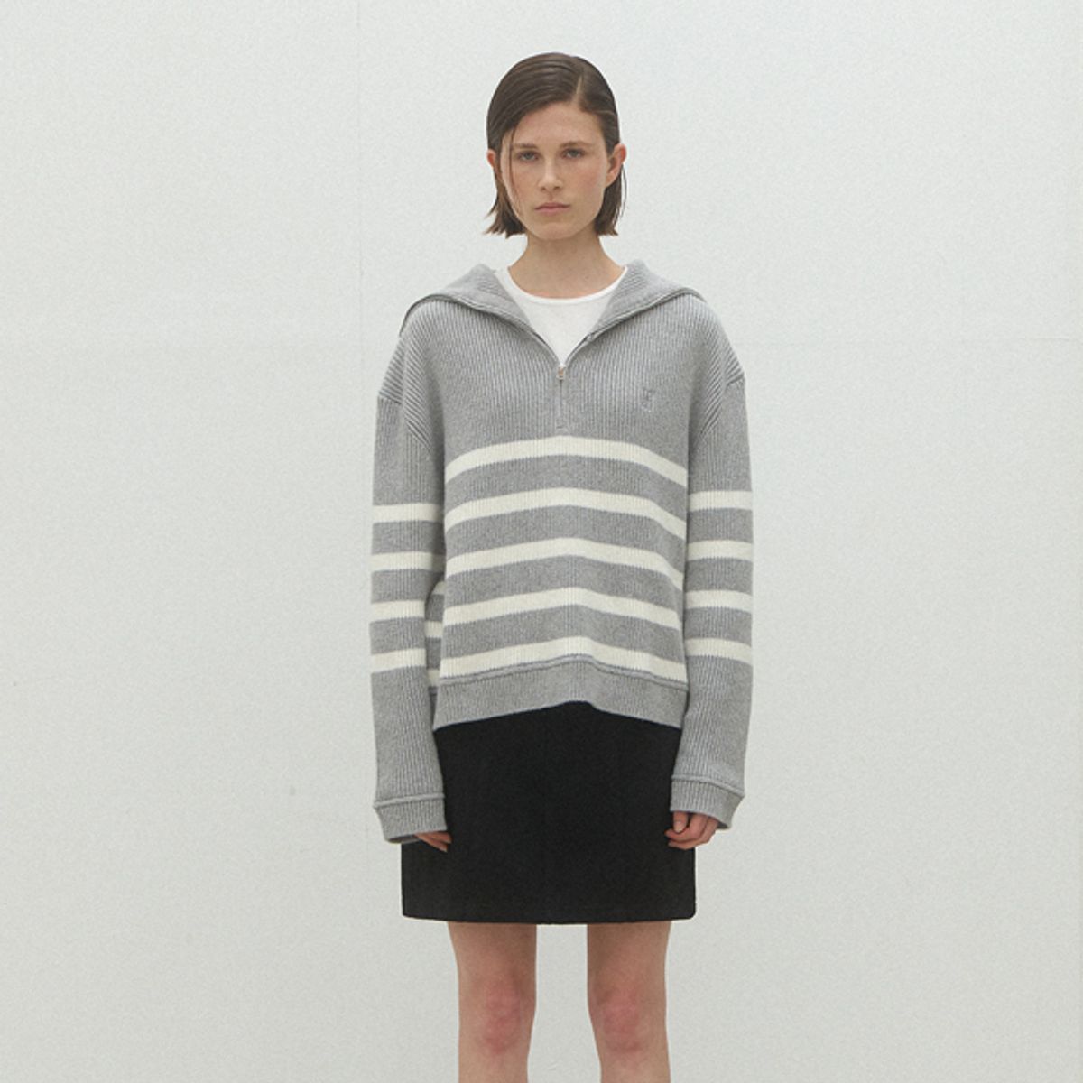 아틀리에 나인(ATELIER NAIN) ESSENTIAL COLOR DENIM MINI SKIRT(SK-4900)