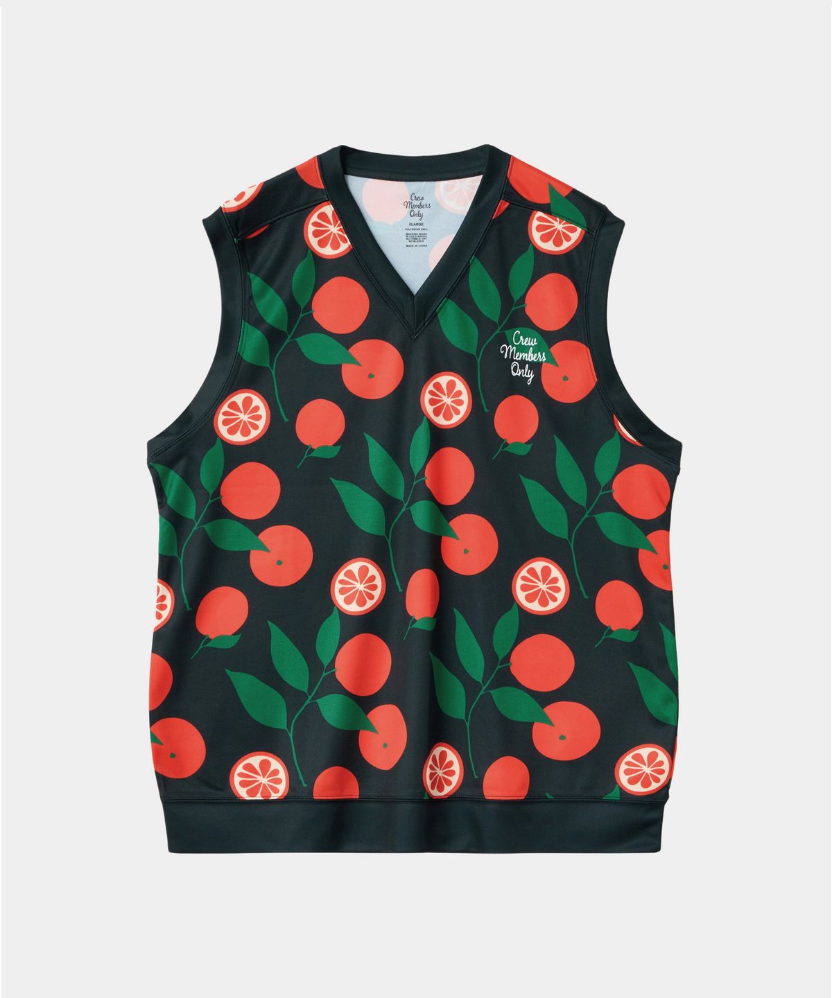 크루멤버스온리(CREW MEMBERS ONLY) FIELD VEST ORANGE GREEN