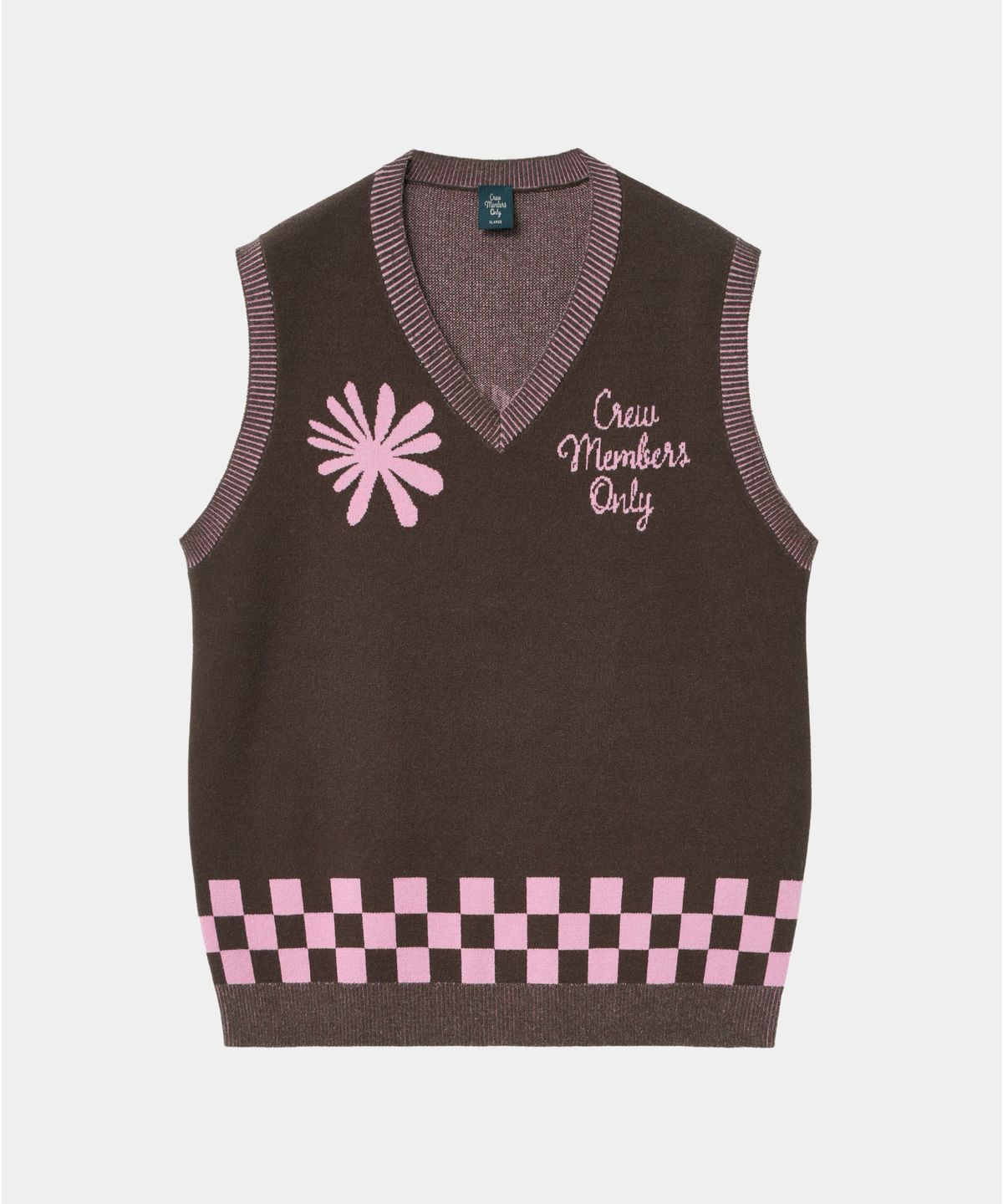크루멤버스온리(CREW MEMBERS ONLY) SUN & SEA VEST BROWN