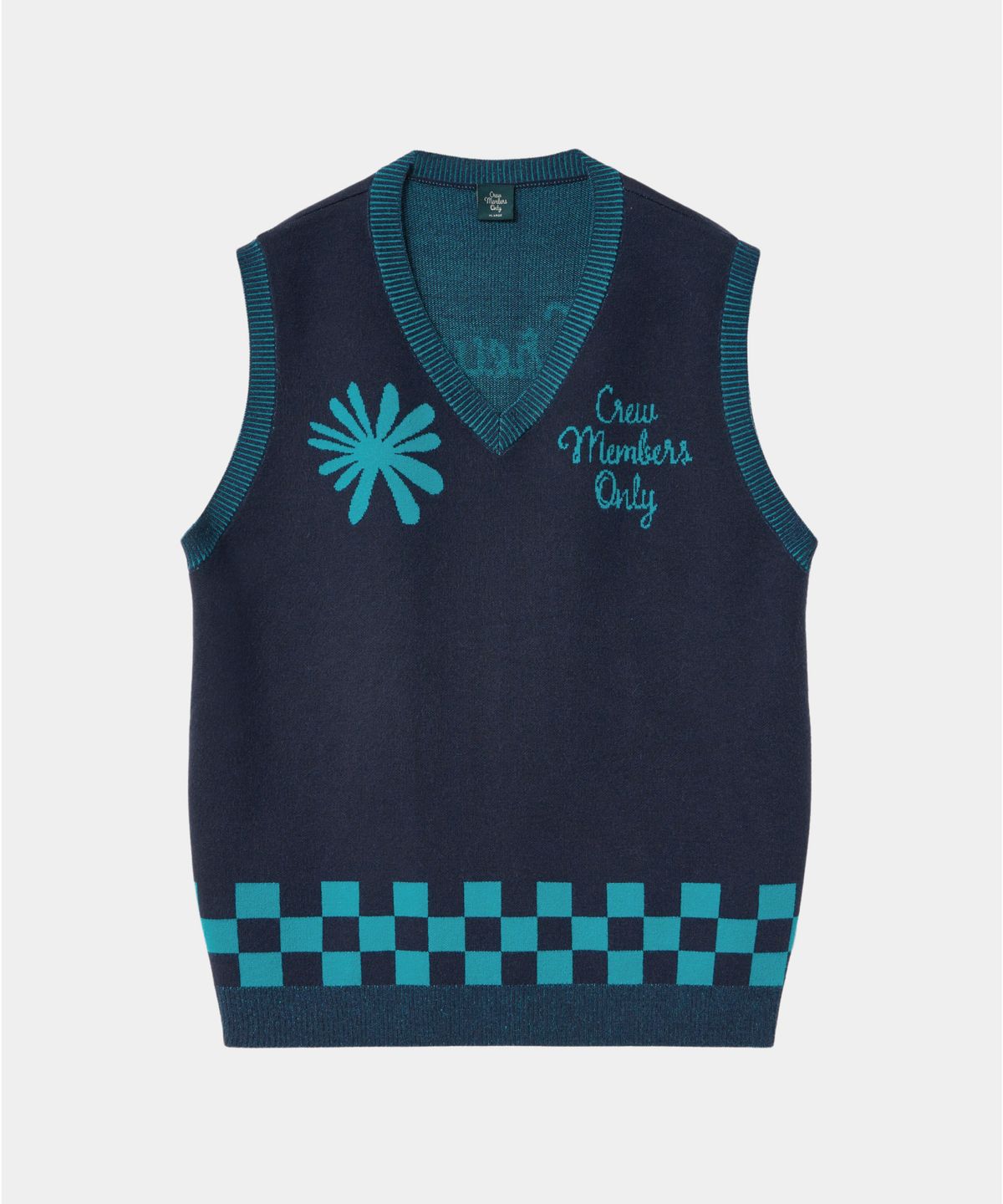크루멤버스온리(CREW MEMBERS ONLY) SUN & SEA VEST NAVY