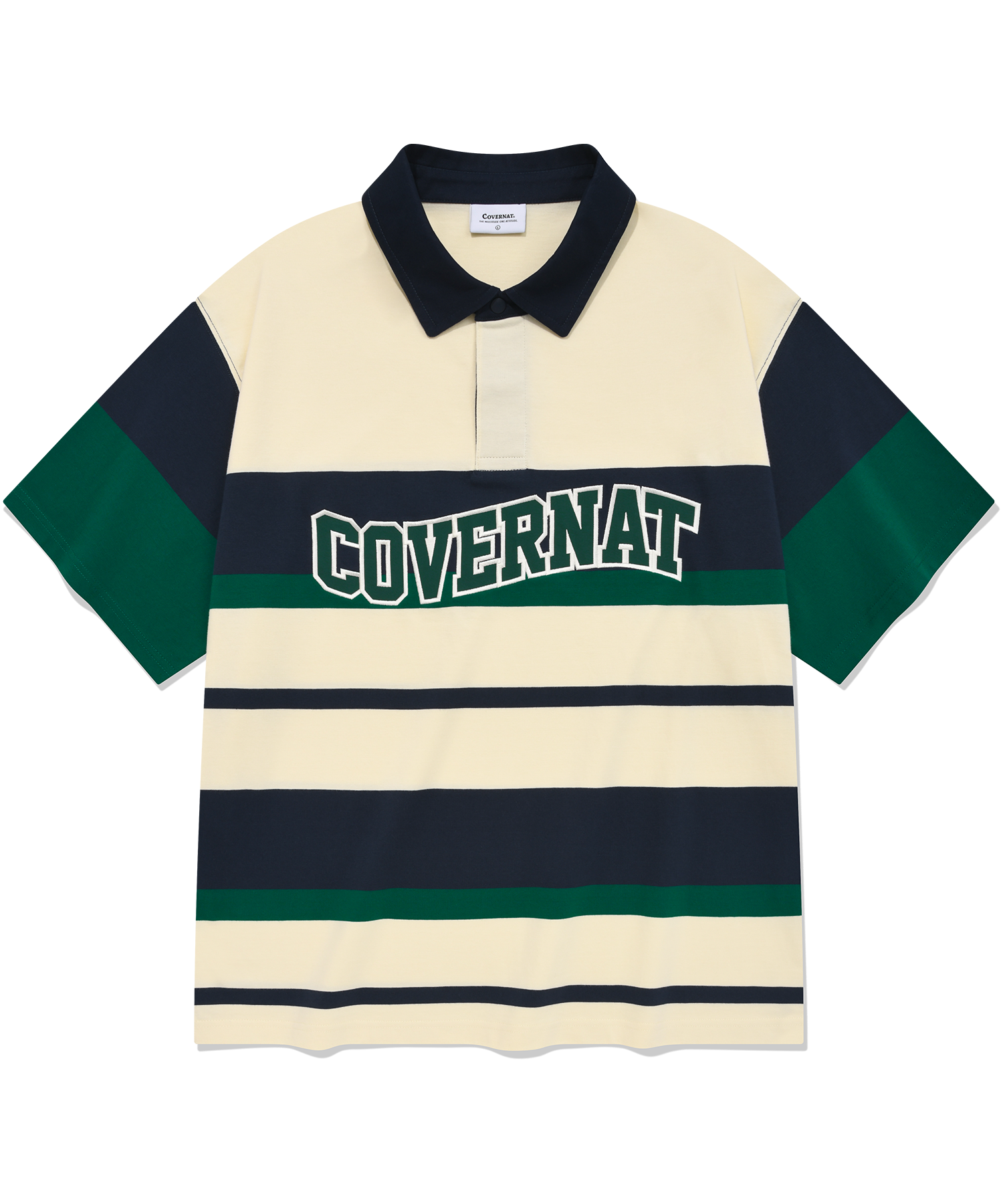 Tシャツ・カットソー COVERNAT Multi Stripe T-Shirt Yellow MUSINSA | COVERNAT Multi Stripe T-shirt Yellow