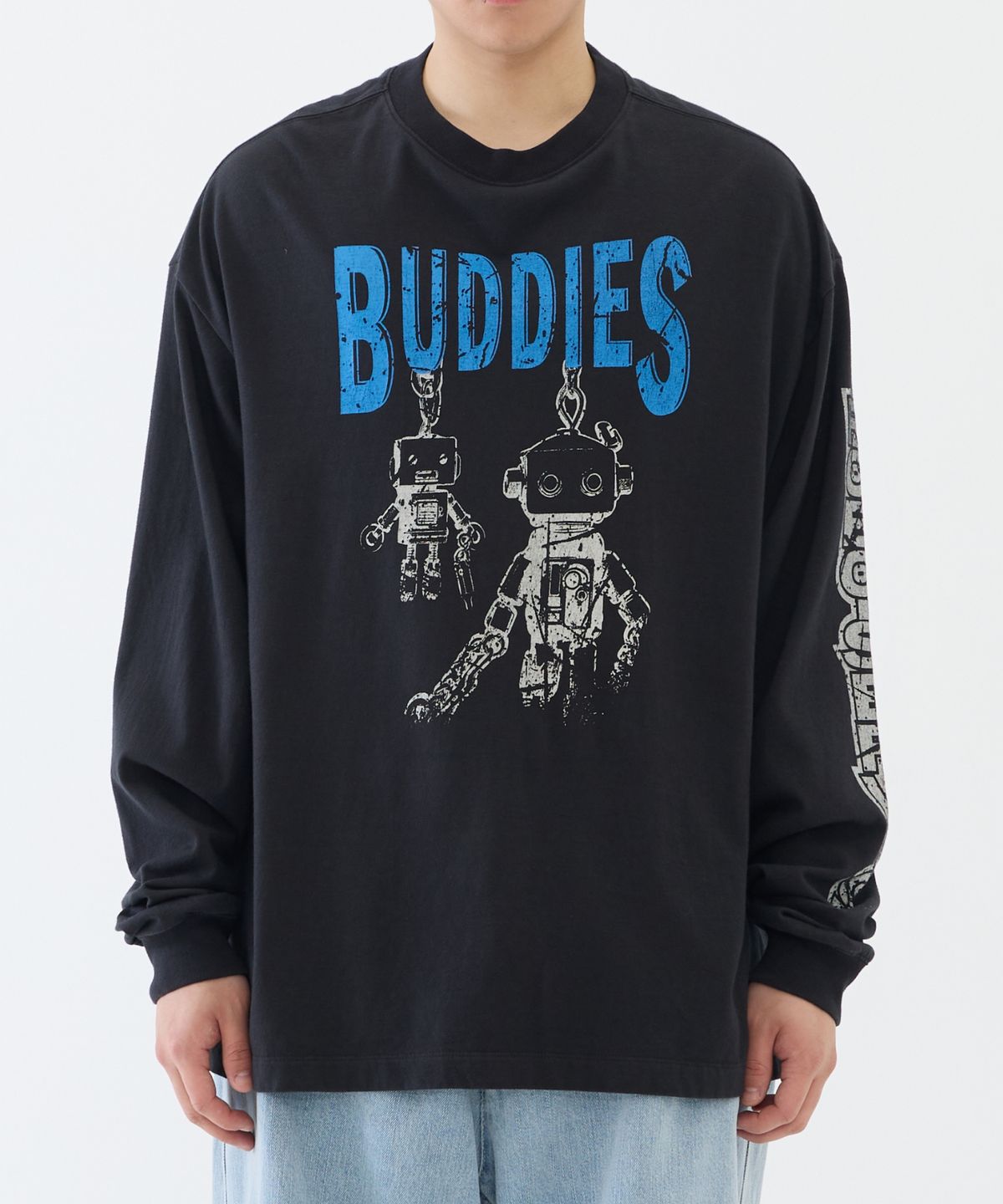 이스트서비스샵(eastserviceshop) Robo Service Long Sleeve - Washed Charcoal