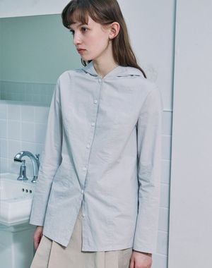 라인 후디 셔츠(그레이)