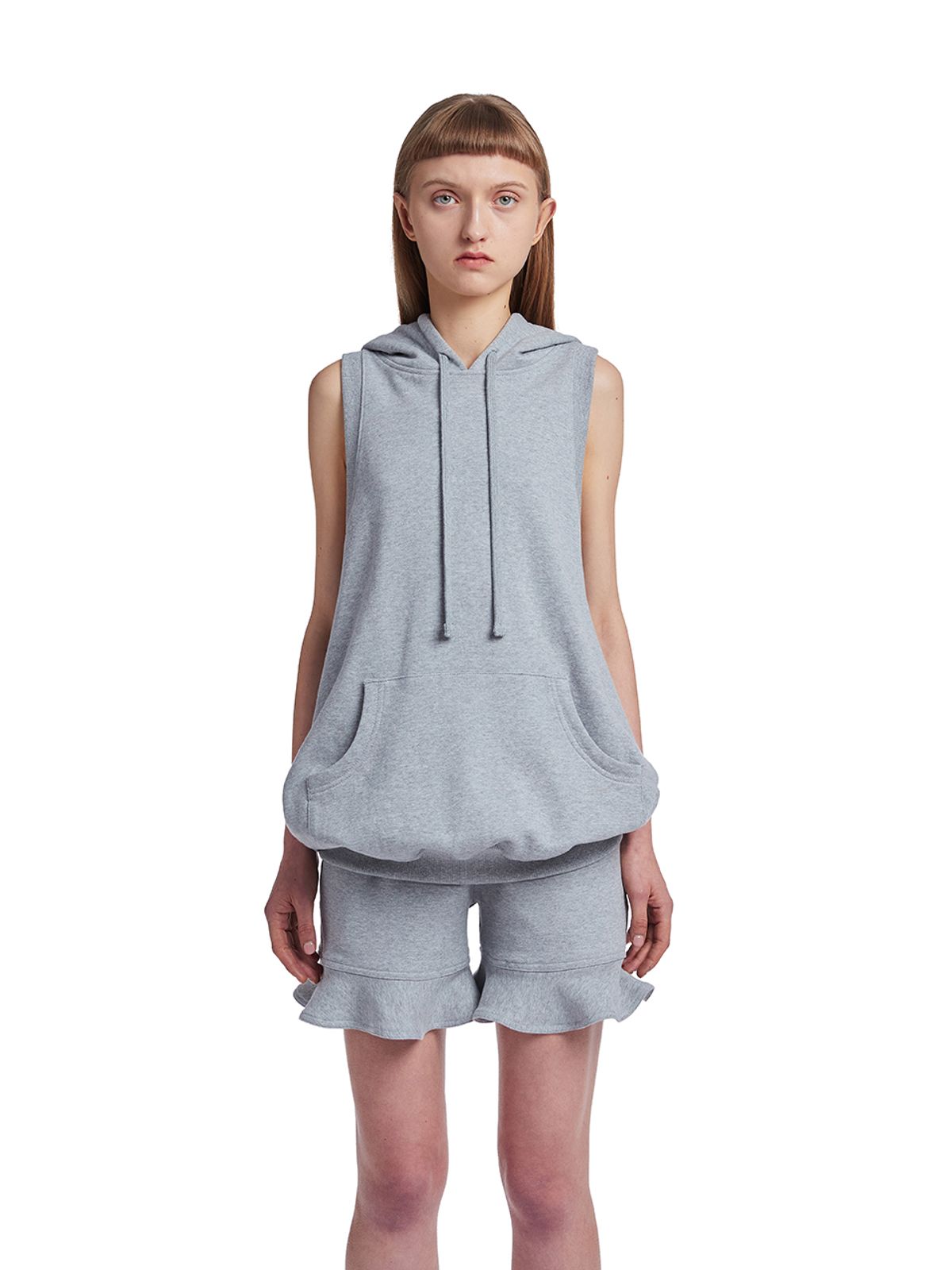 트렁크프로젝트(TRUNK PROJECT) Hoodie Vest_Grey