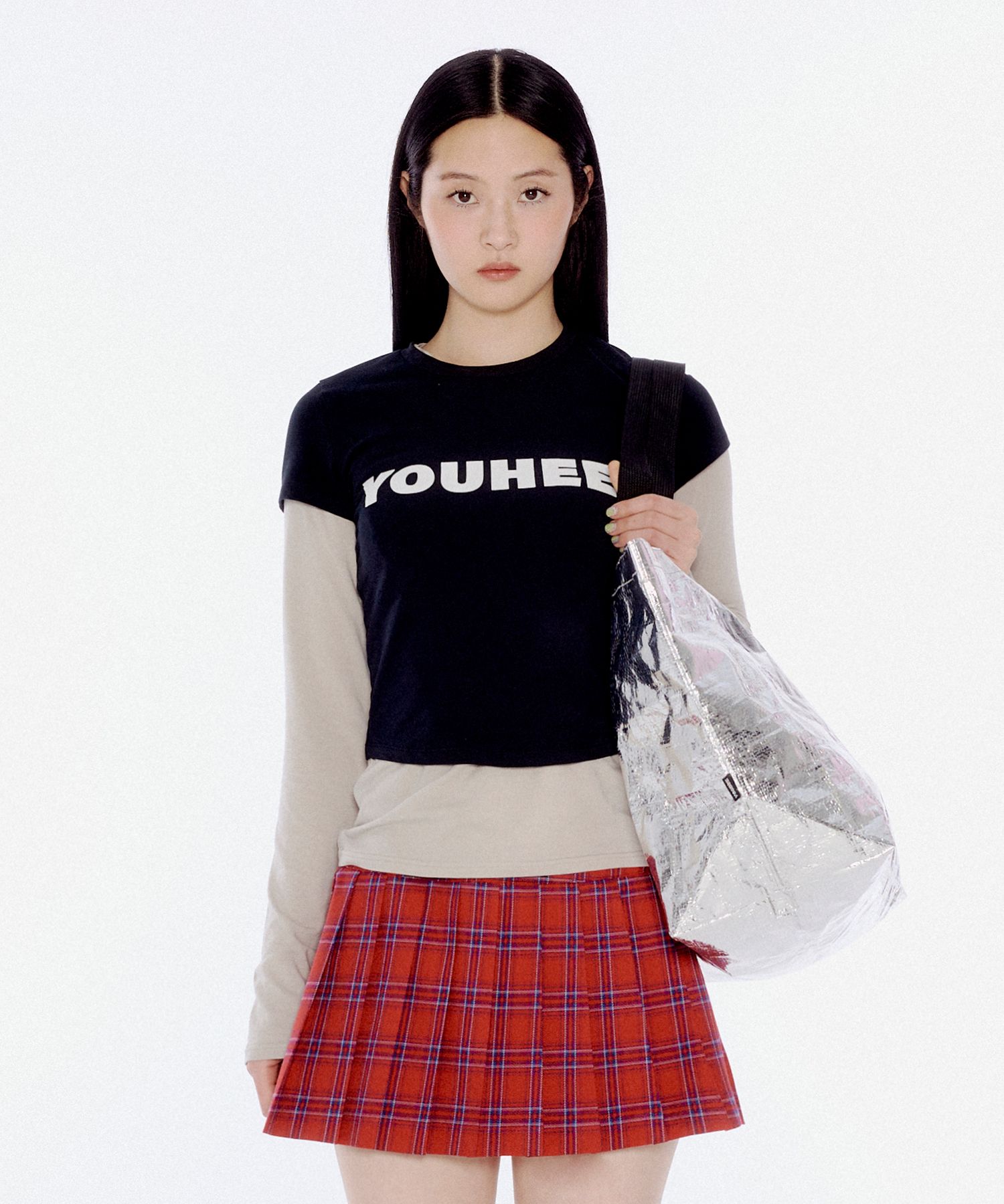 ★送料・関税込★YOUHEE★BASIC LOGO T-SHIRTS★ MUSINSA公式 | YOUHEE BASIC LOGO T-SHIRTS BLACK