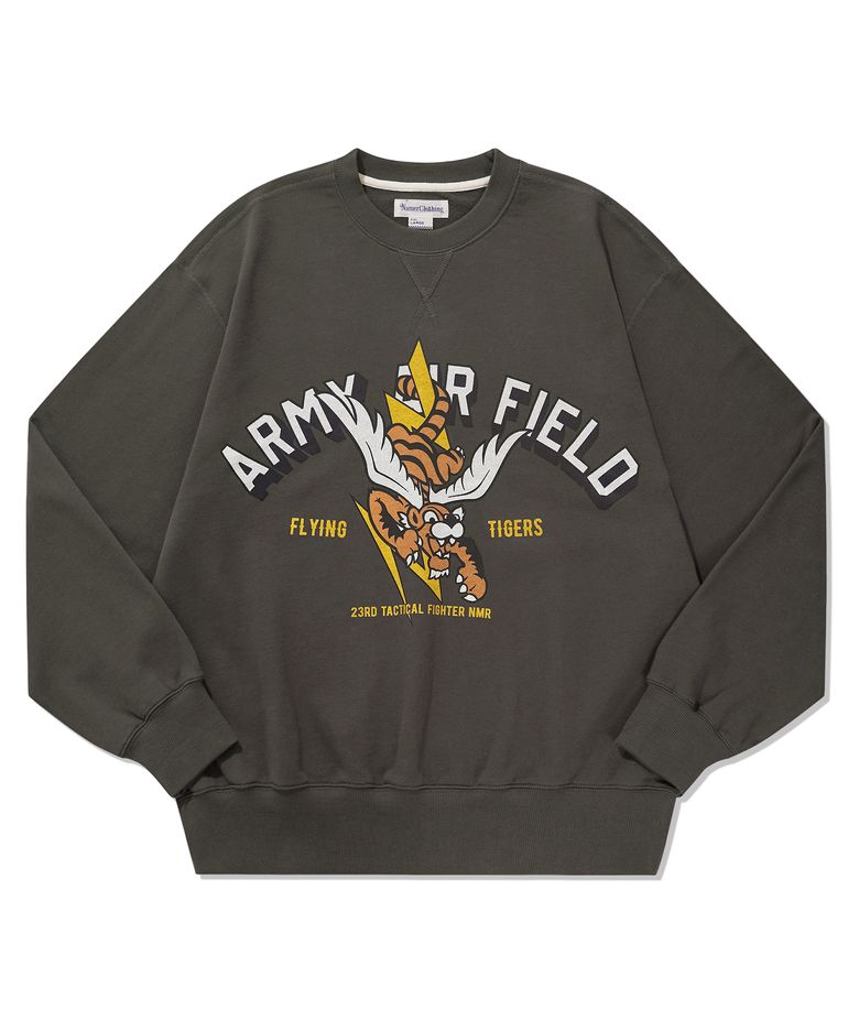 FLYING TIGER SWEATSHIRTS CHARCOAL