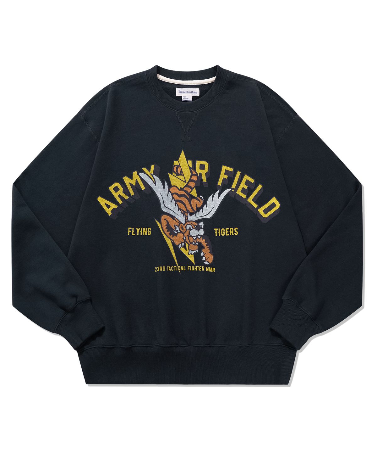 네이머클로딩(NAMERCLOTHING) FLYING TIGER SWEATSHIRTS NAVY