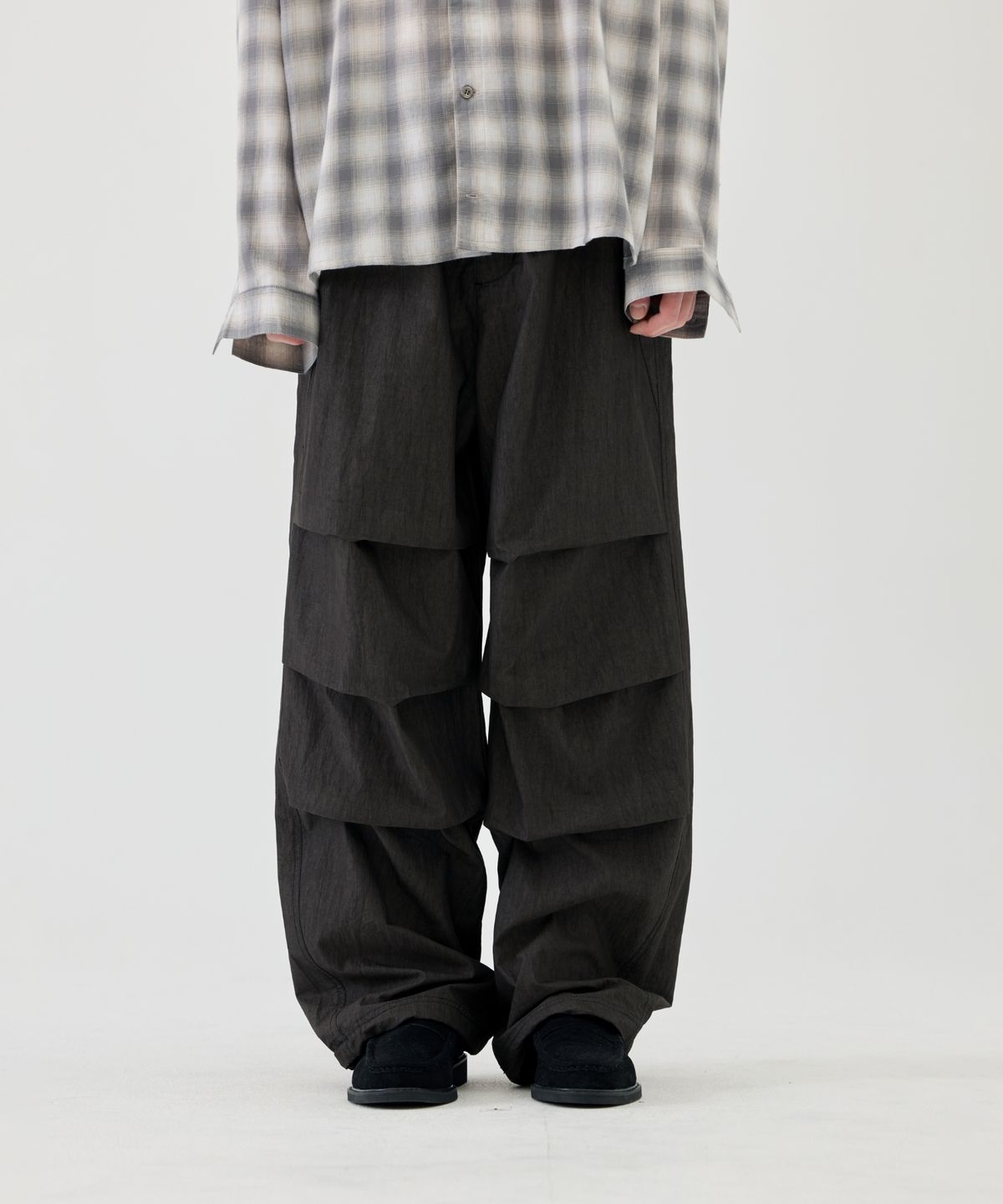 이스트서비스샵(eastserviceshop) Vintage Parachute Pants - Black