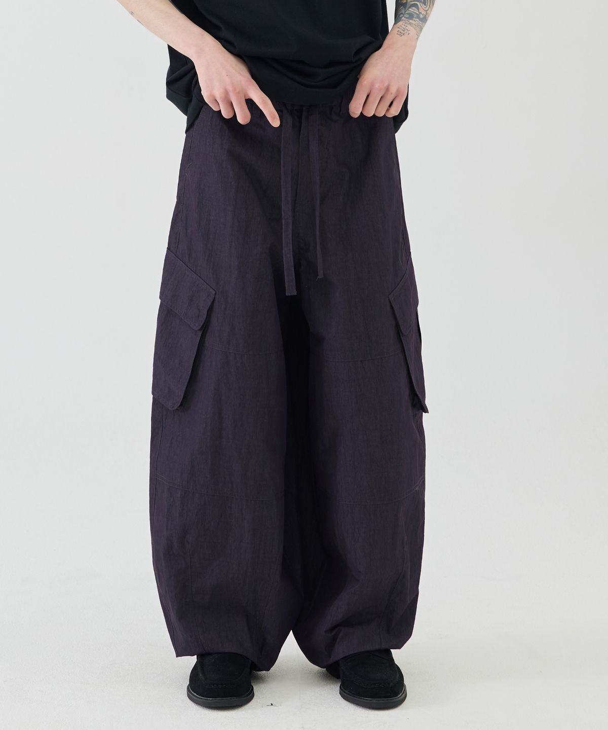 이스트서비스샵(eastserviceshop) Maximal Ballon Cargo Pants - Purple Blue