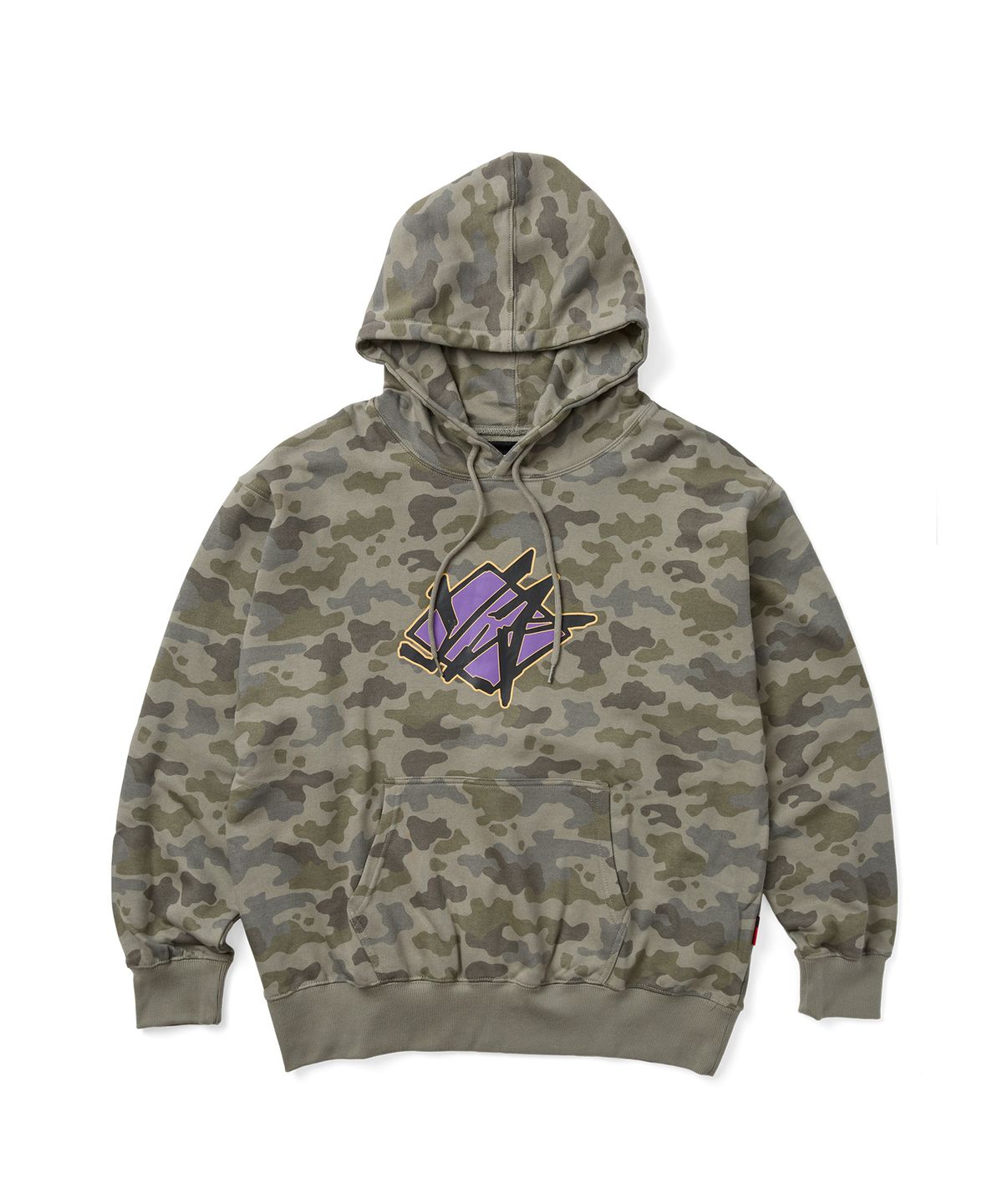 예스아이씨(YESEYESEE) Y.E.S Camo Sign Hoodie Khaki