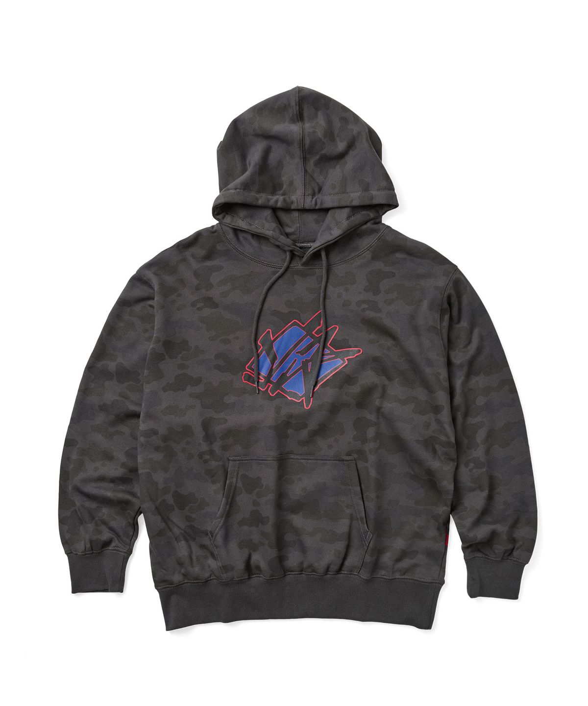 예스아이씨(YESEYESEE) Y.E.S Camo Sign Hoodie Charcoal