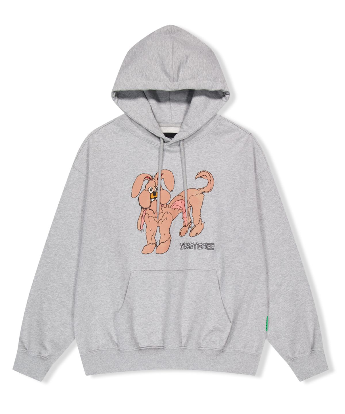 예스아이씨(YESEYESEE) PJW Creature Hoodie Grey