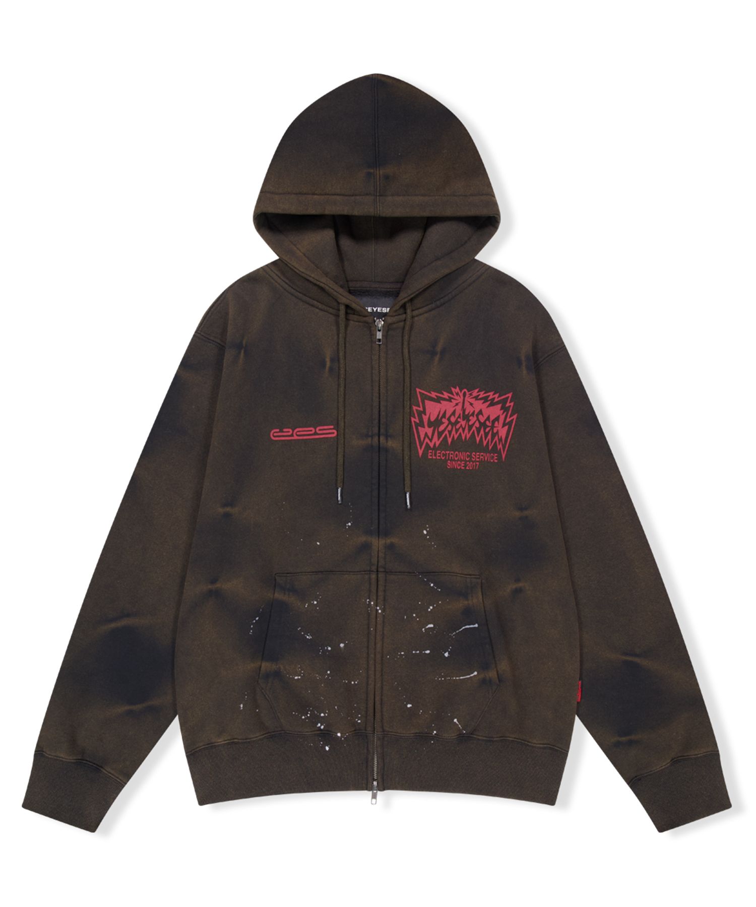 ★2025SS新作★YESEYESEE★SN Painted Hoodie MUSINSA | YESEYESEE YES Painted Zip-up Hoodie Black