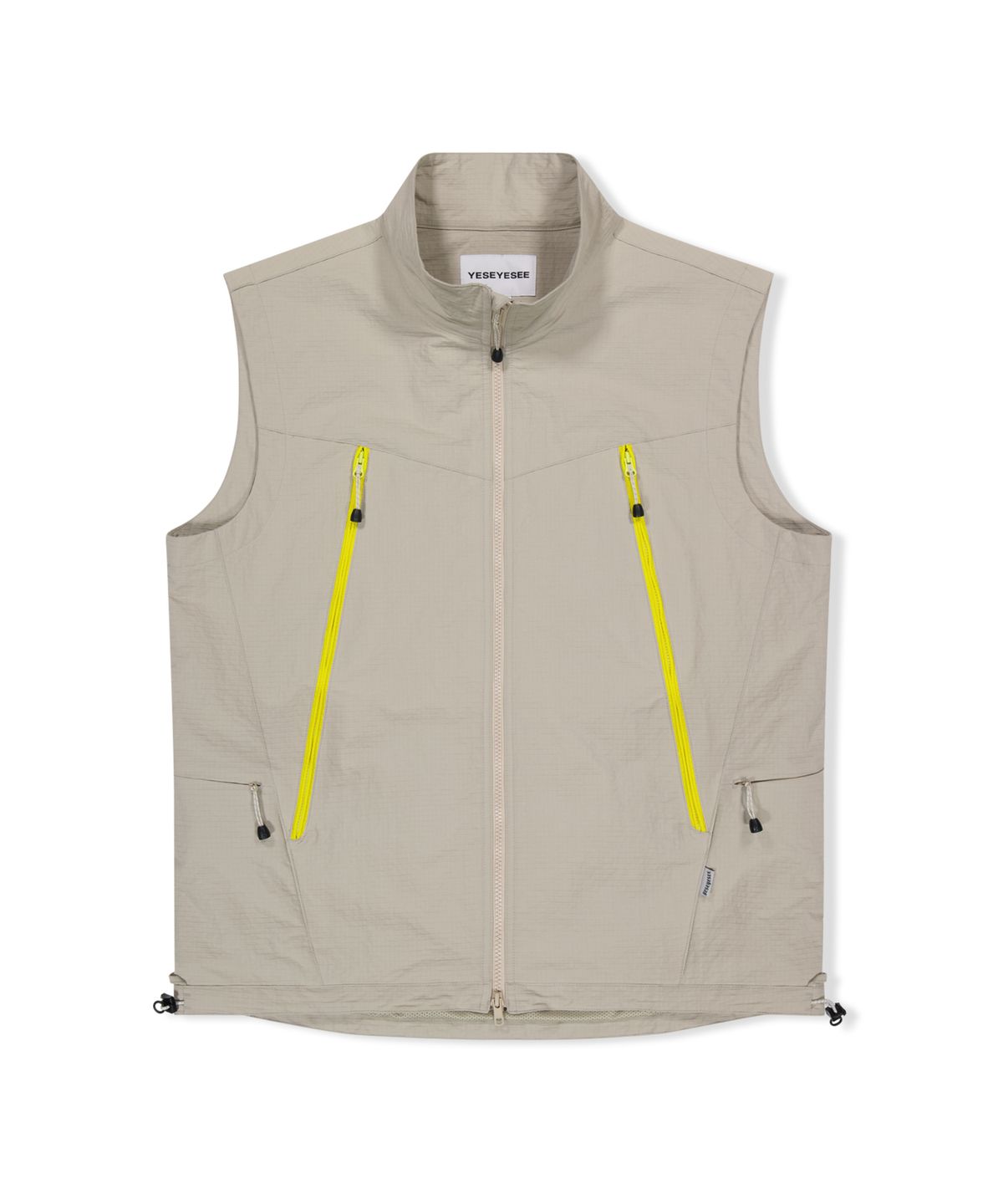예스아이씨(YESEYESEE) Ranger Zip Vest Beige