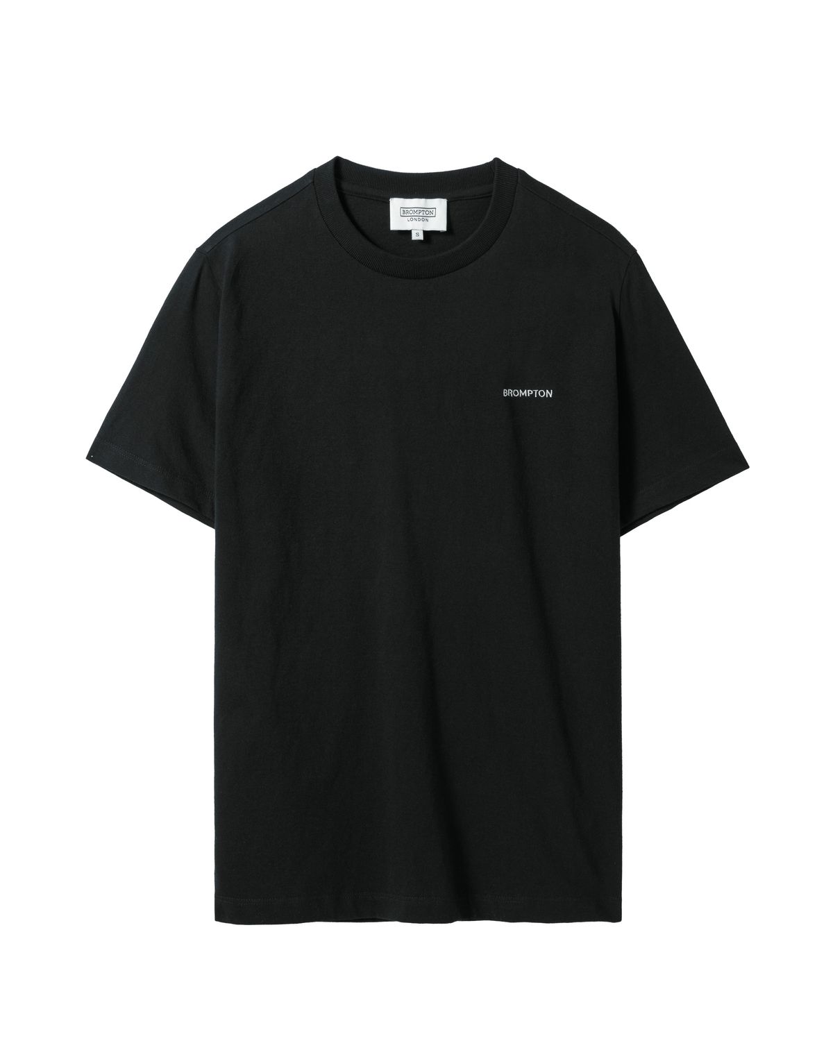 브롬톤 런던(BROMPTON LONDON) W BROMPTON LOGO T-SHIRT - BLACK (P242WTS610)