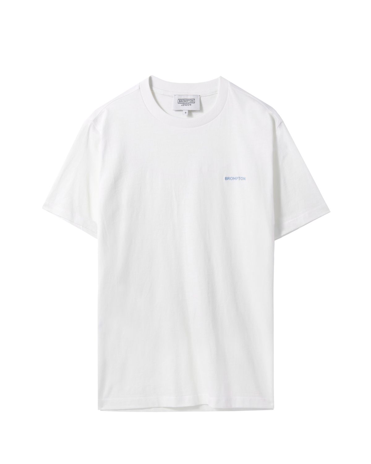 브롬톤 런던(BROMPTON LONDON) W BROMPTON LOGO T-SHIRT - WHITE (P242WTS610)