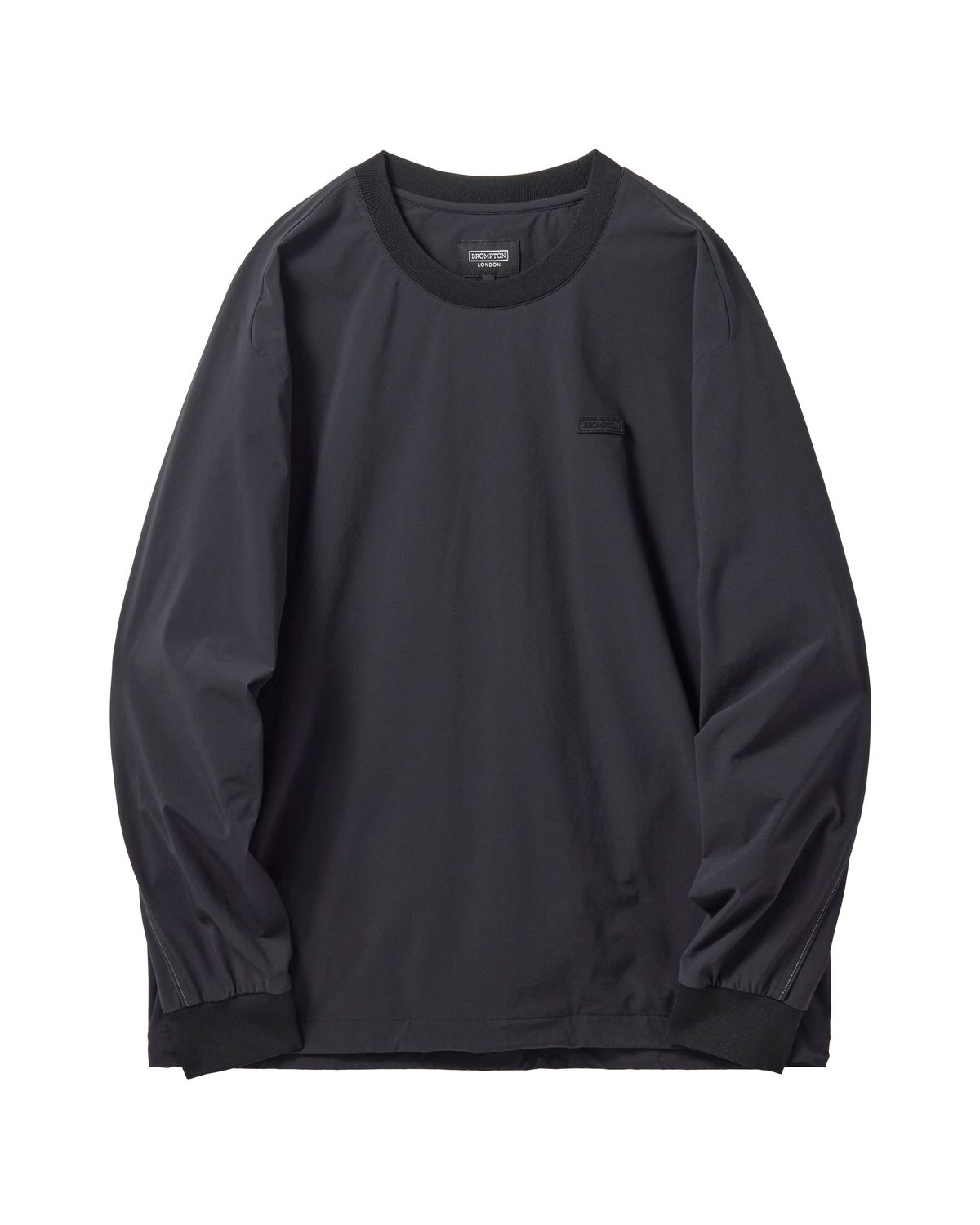 브롬톤 런던(BROMPTON LONDON) CODURA WOOVEN T-SHIRT - BLACK (P241UTS130)