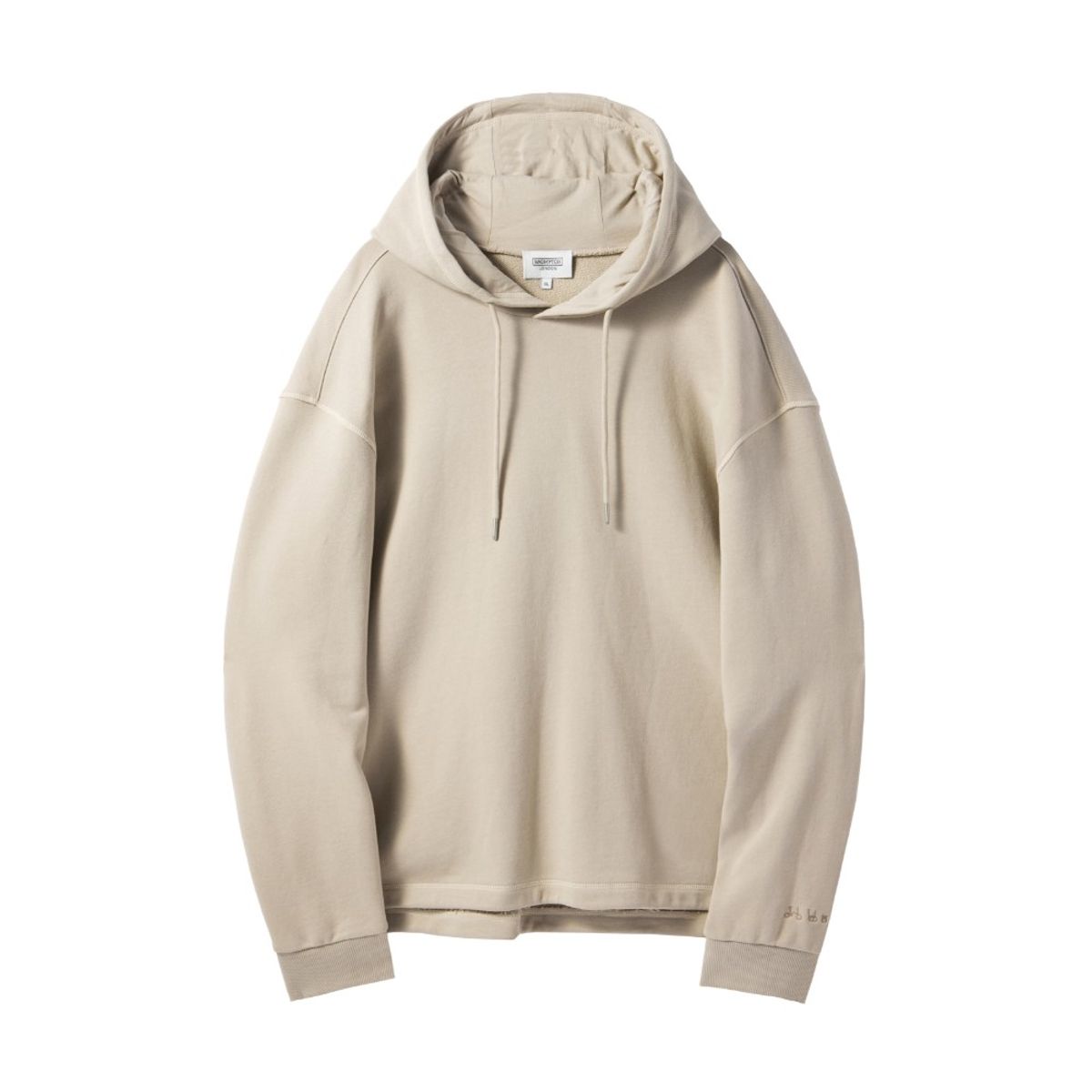 브롬톤 런던(BROMPTON LONDON) ORGANIC TERRY HOODIE - GRAY BEIGE (P241UHD406)