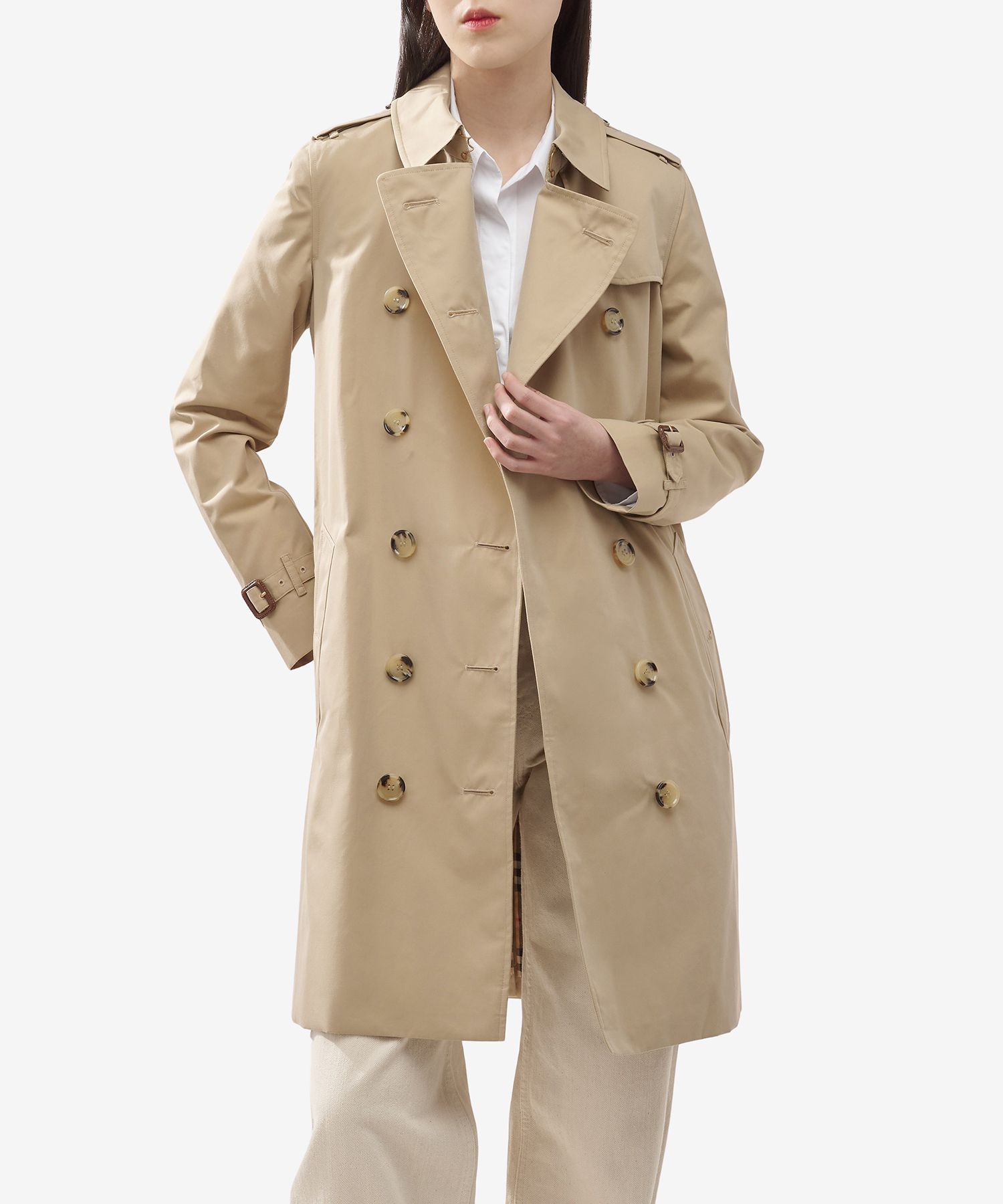 MUSINSA BURBERRY Kensington Heritage Trench Coat Beige 8045774