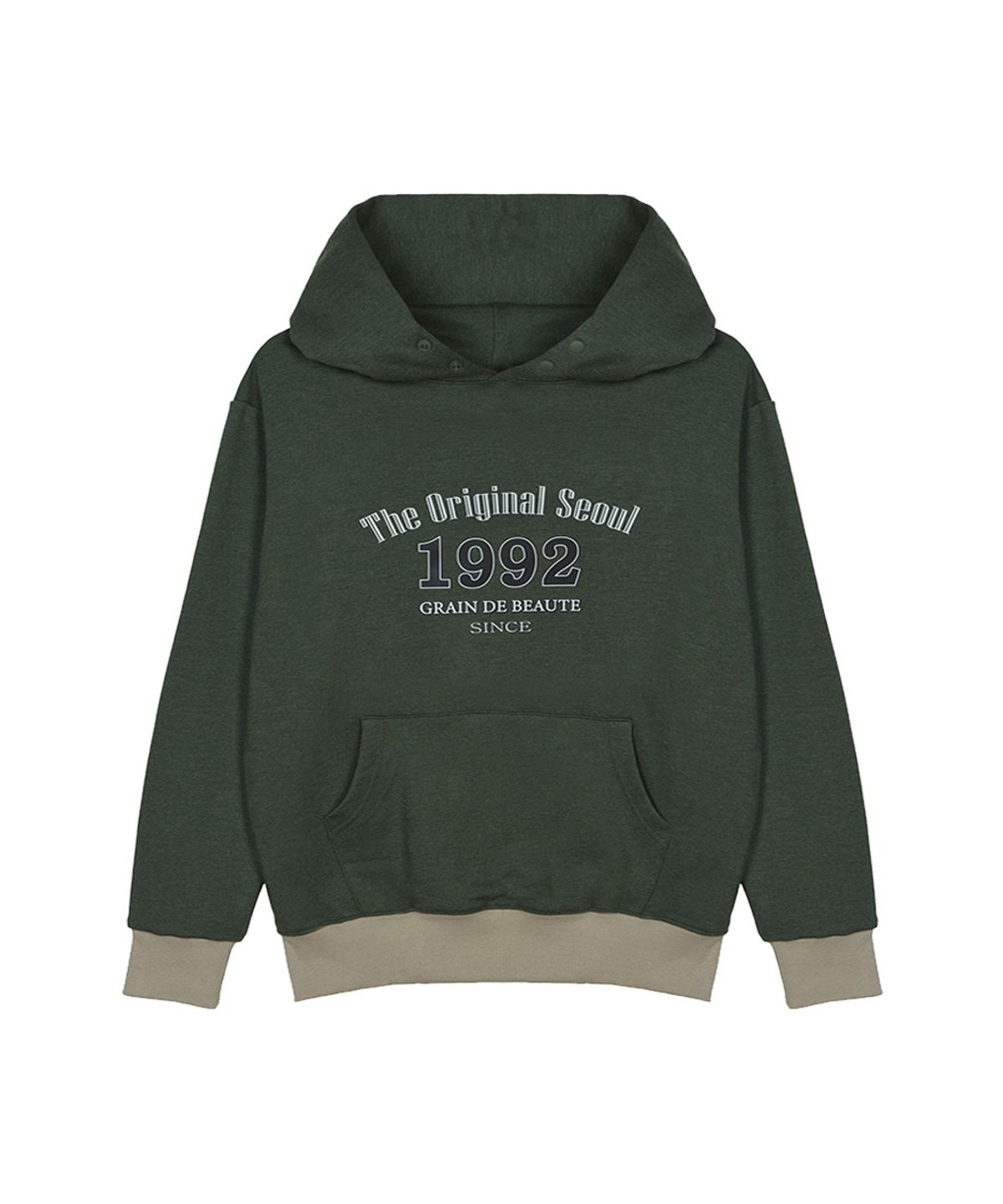 그랭드보떼(GRAIN DE BEAUTE) 1992 MULTI HOODY [GREEN]
