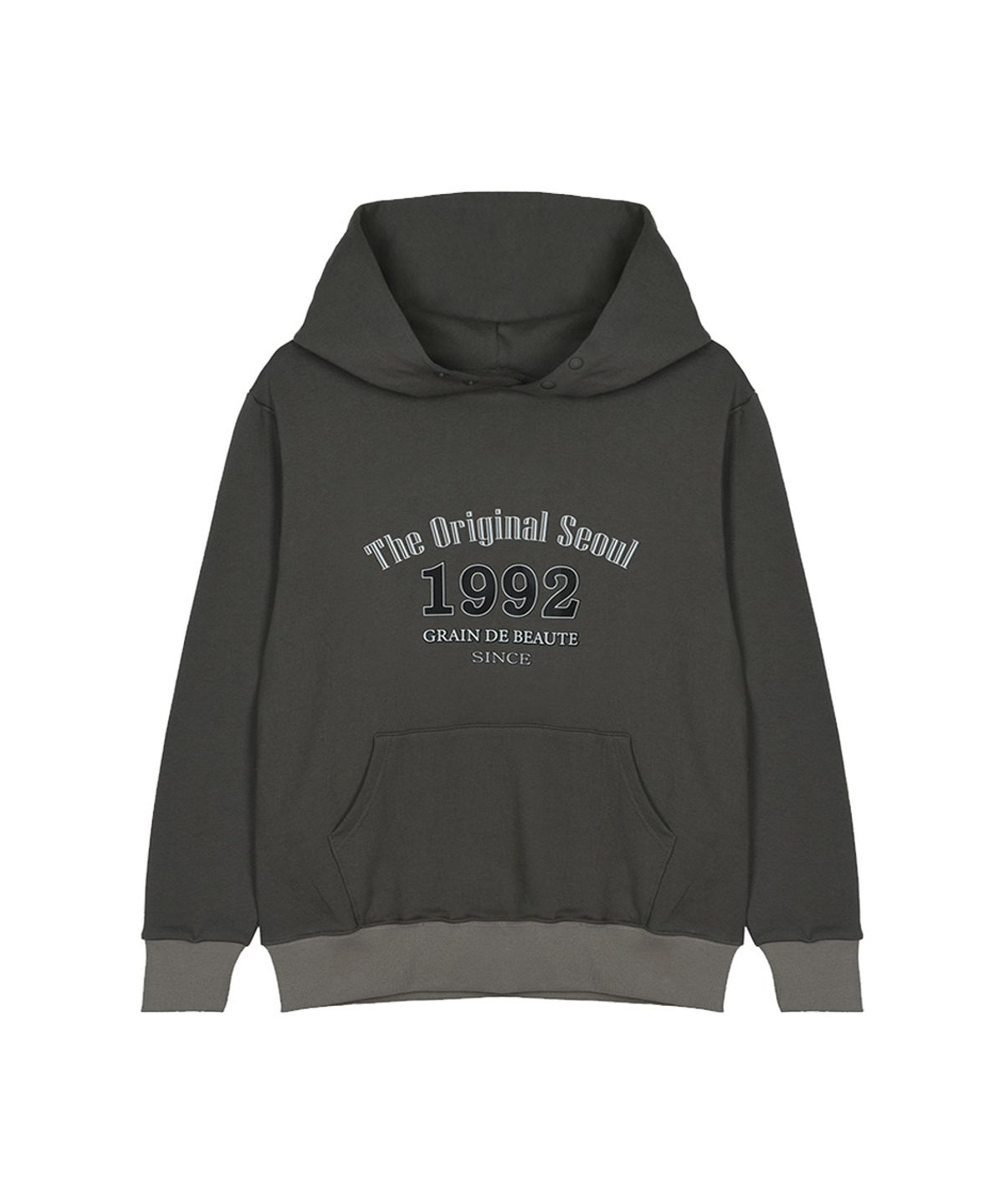 그랭드보떼(GRAIN DE BEAUTE) 1992 MULTI HOODY [CHARCOAL]