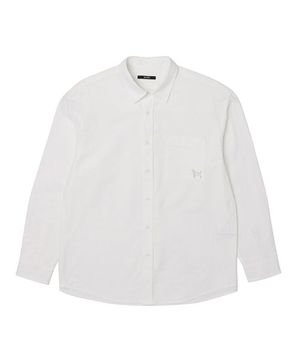 남성 베이직 옥스포드 셔츠 (O-WHITE) (HA2LS90-33)