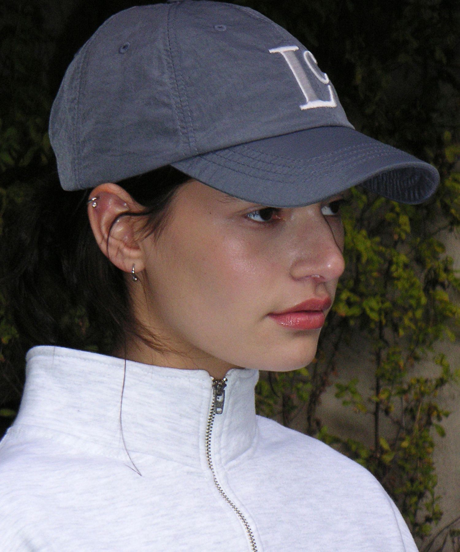 MUSINSA | LOW CLASSIC NYLON Lc CAP_CHARCOAL_LC257HA03CC