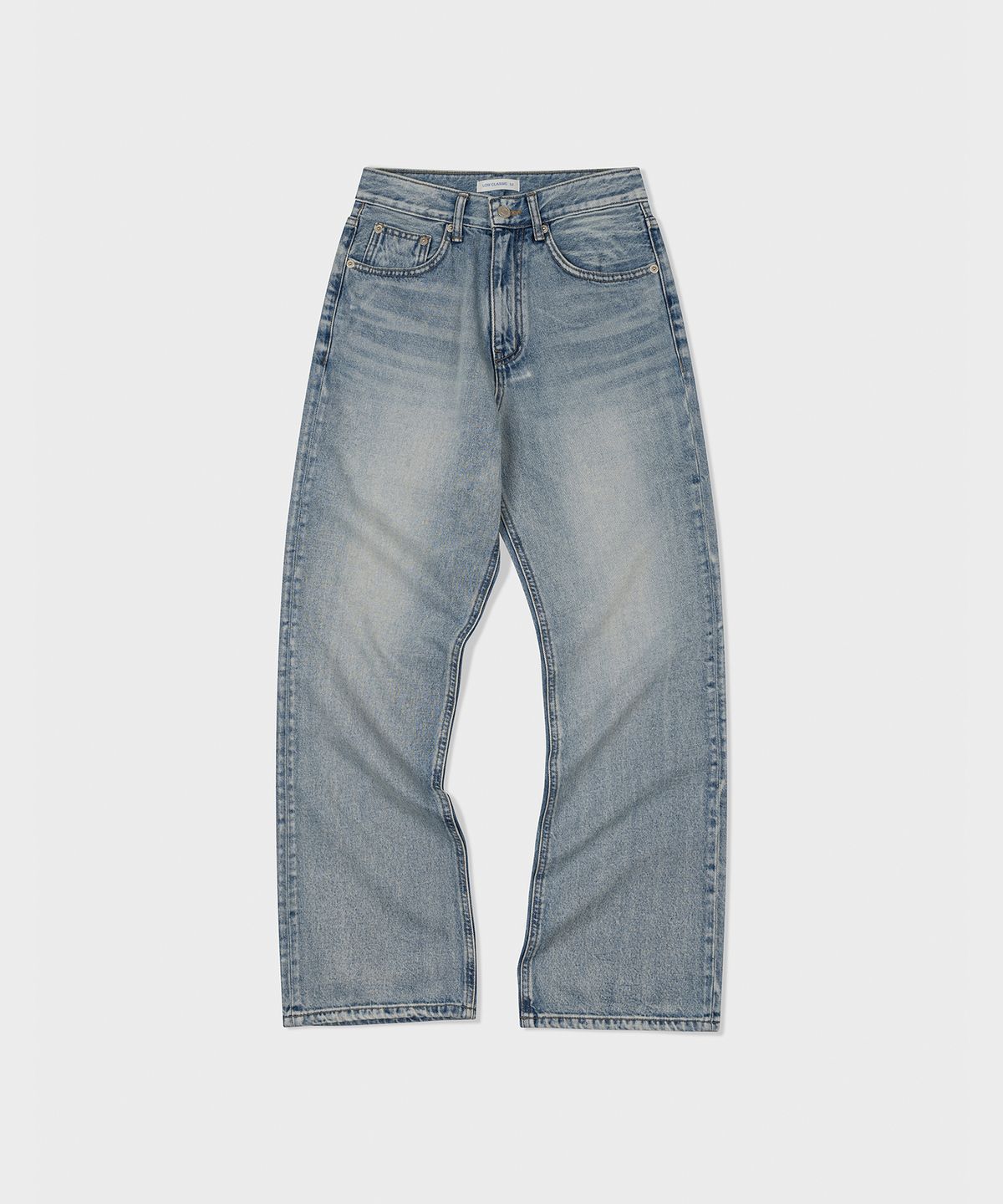로우클래식(LOW CLASSIC) RELAXED-FIT JEANS_BLUE_LC267PT23BL
