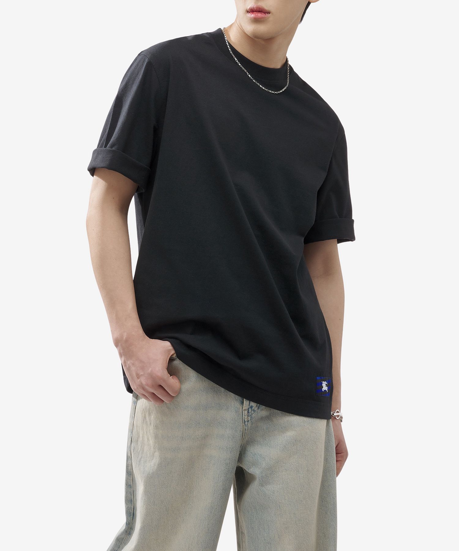 Tシャツ・カットソー BURBERRY Men T Shirts 8080814 BLACK Burberry Outlet: T-shirt men - Black | Burberry t-shirt