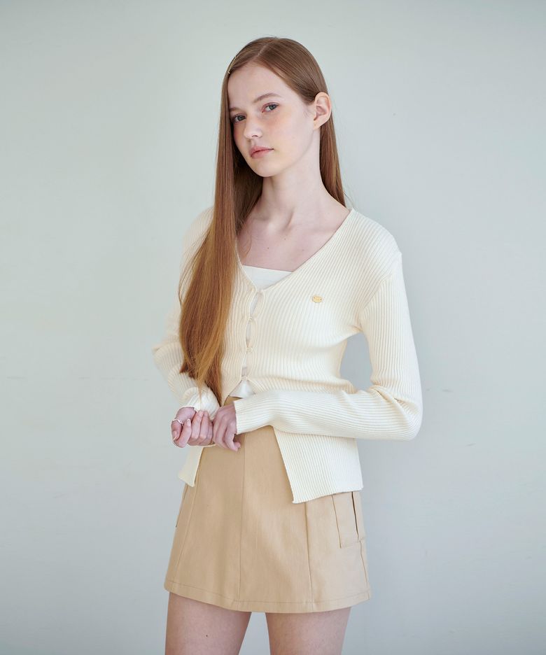 Daniel V-neck Button Cardigan