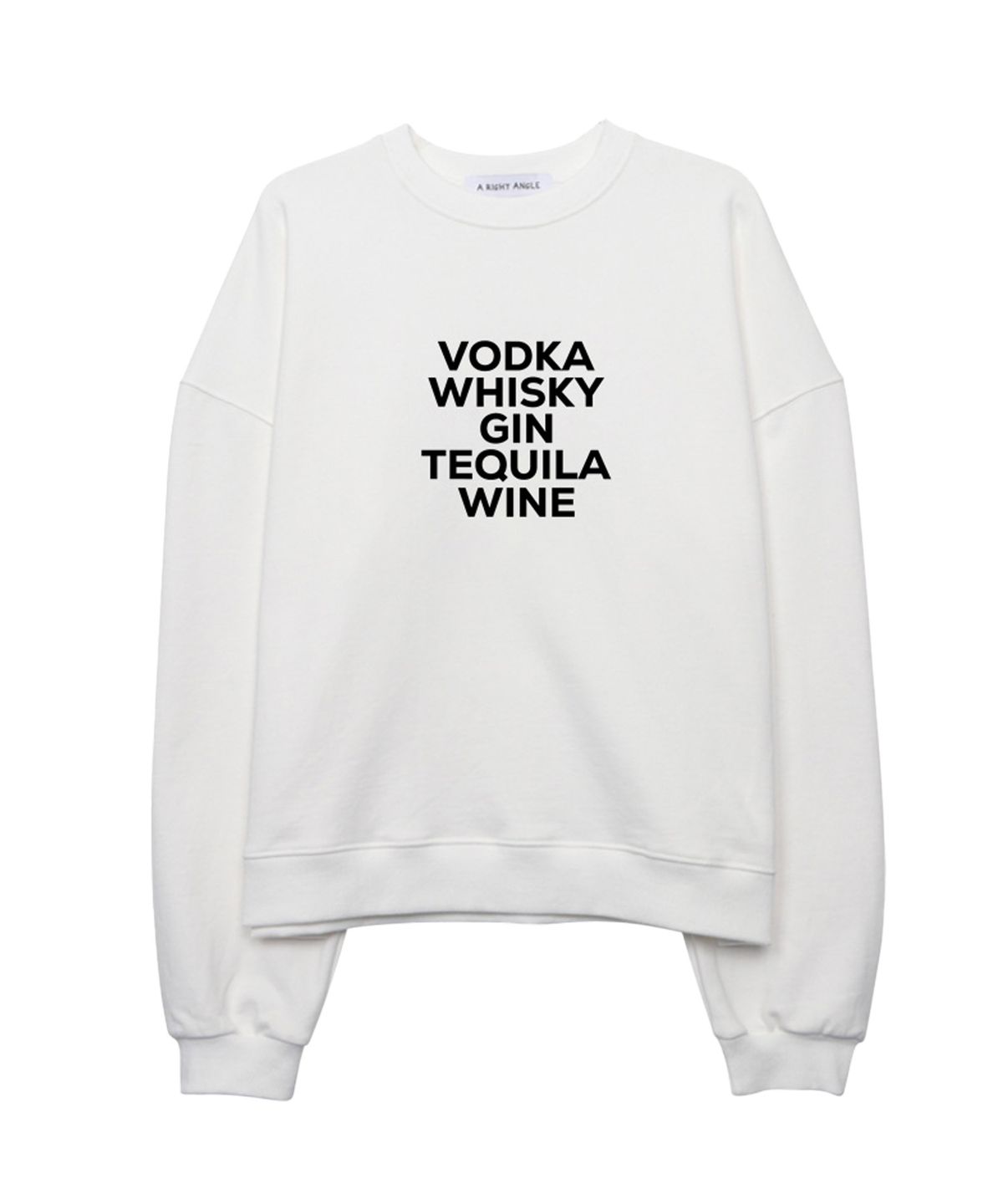 어라이트앵글(ARIGHTANGLE) Heavycotton drink sweatshirt (3 Color)