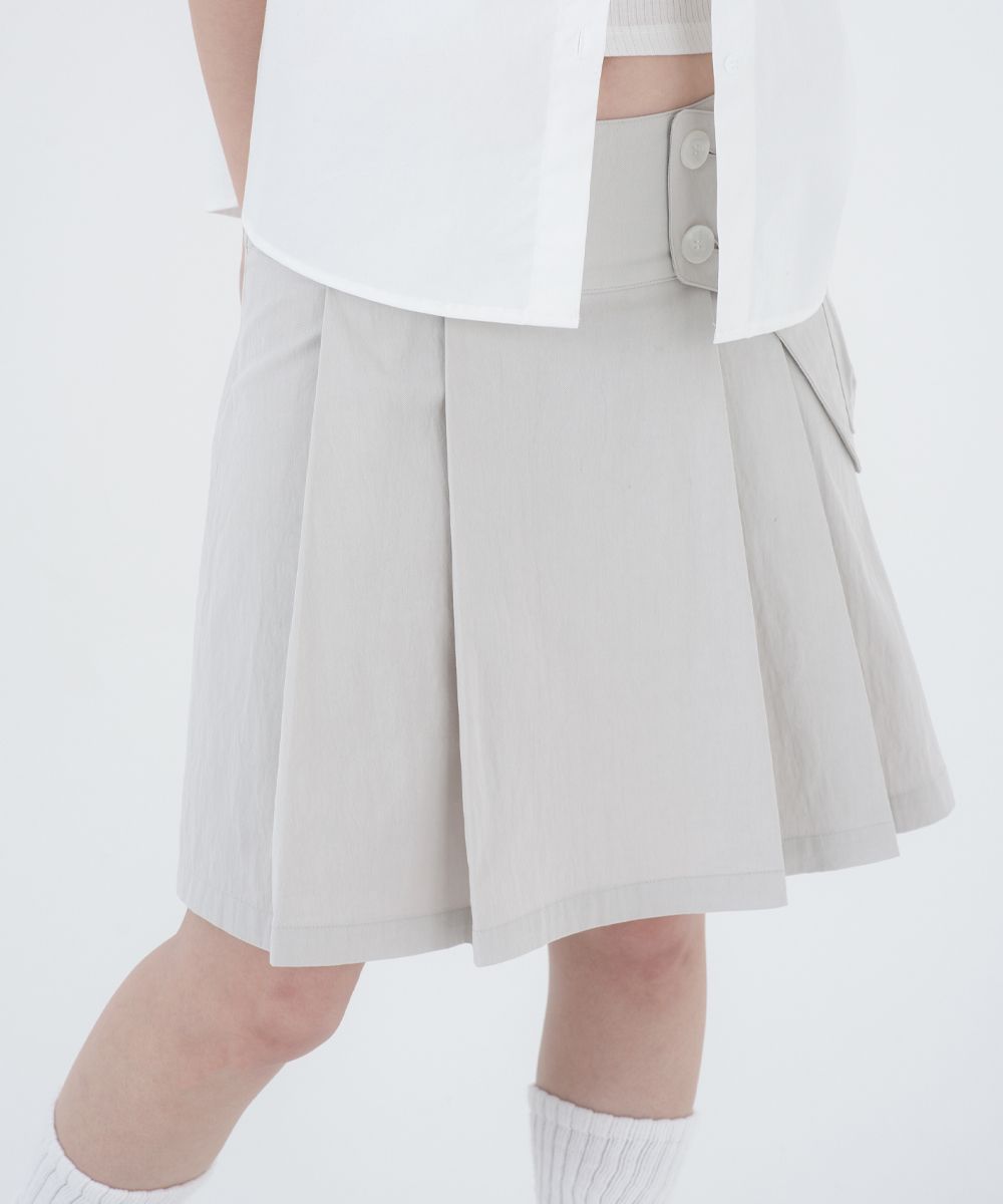 【Miseki SEOUL】25SS★ Side bow pleats midi skirt MUSINSA公式 | MISEKI SEOUL Waist pocket bag midi skirt LIGHT