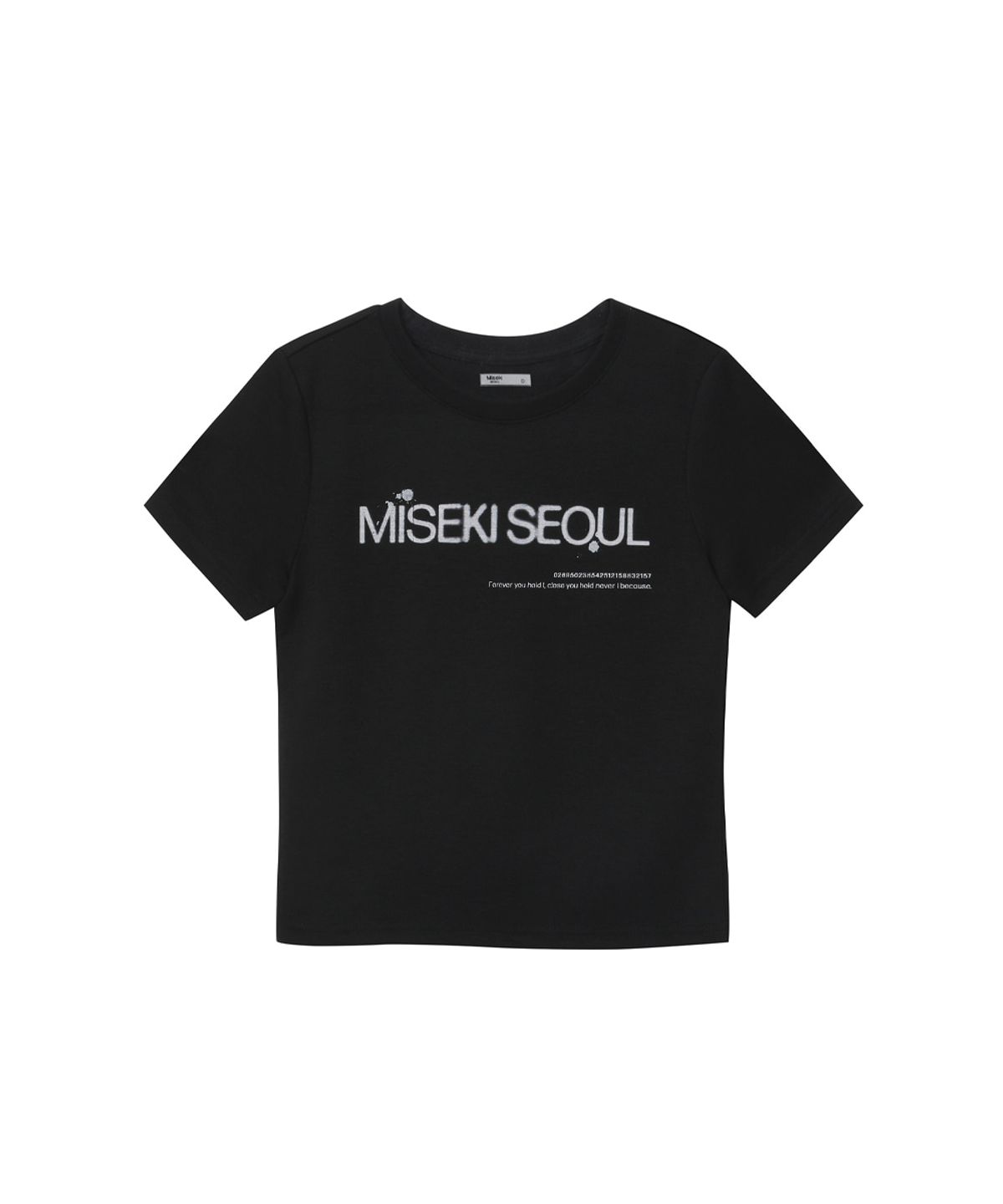 미세키서울(MISEKI SEOUL) Logo short sleeves BLACK