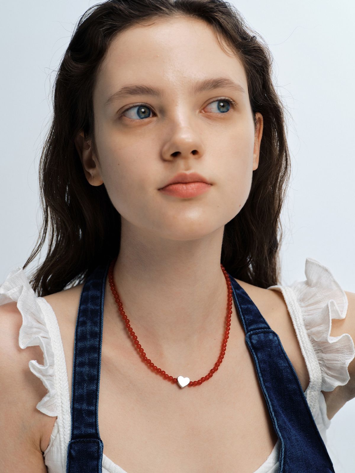 빈티지헐리우드(VINTAGE HOLLYWOOD) 2-way Essential Color Heart Necklace_VH2412NE006M