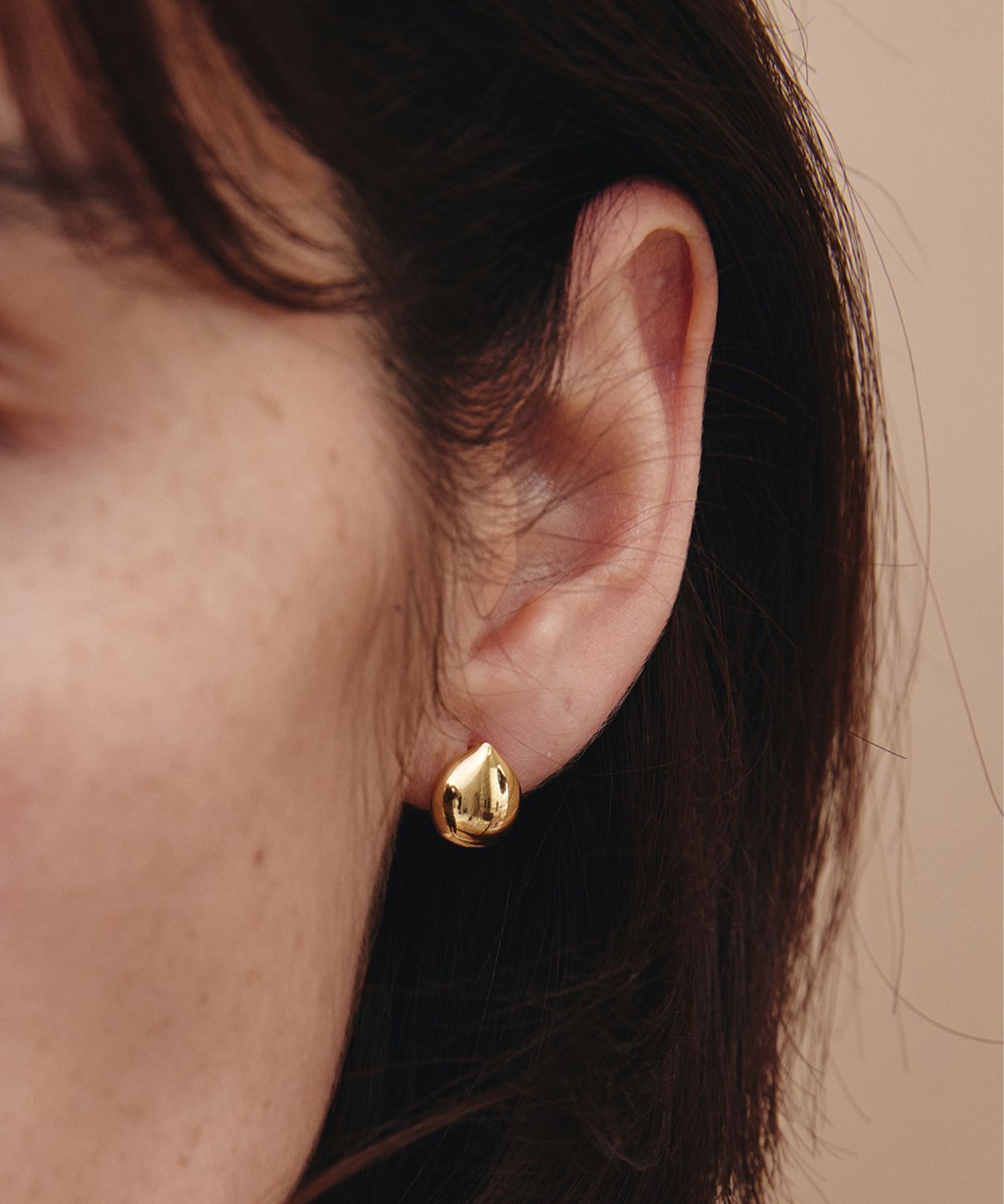 【HYERES LOR】Petit lor Silver water wave earring MUSINSA | HYERES-LOR H edition silver(Y) water drop earrings