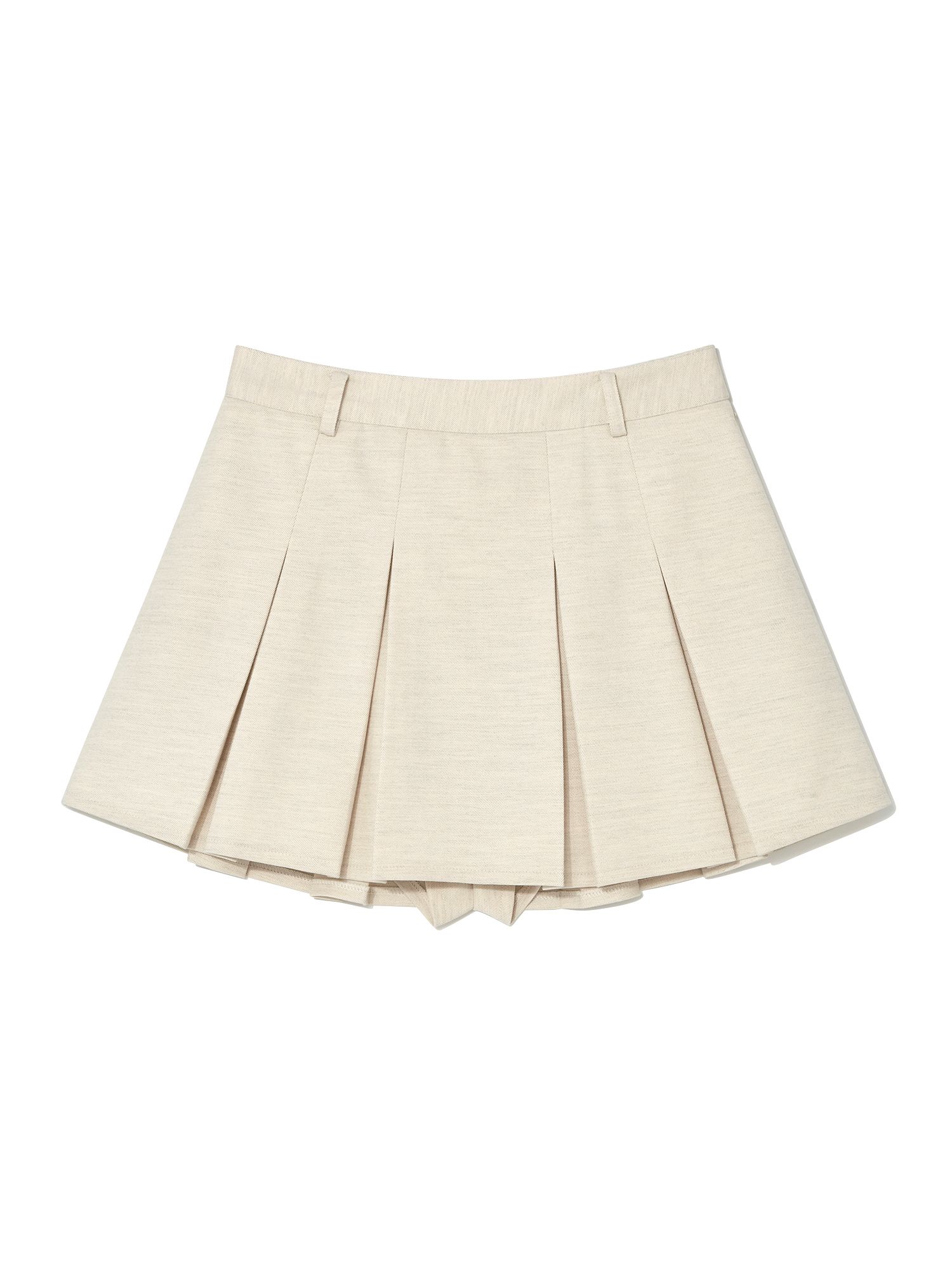 ★GLOWNY★IVY PLEATED MINI SKIRT (OATMEAL)★正規品/直送料込 MUSINSA | GLOWNY IVY PLEATED MINI SKIRT (OATMEAL)