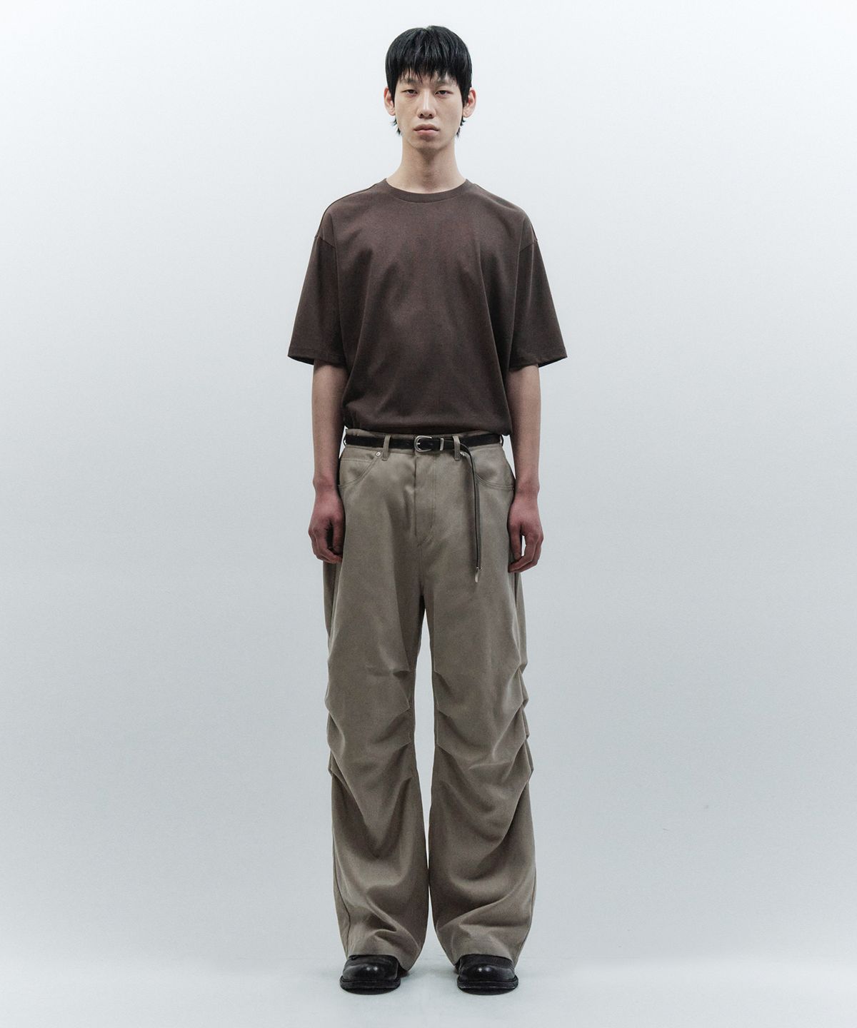 인사일런스(INSILENCE) 포턱 크랙 팬츠 GREY BEIGE