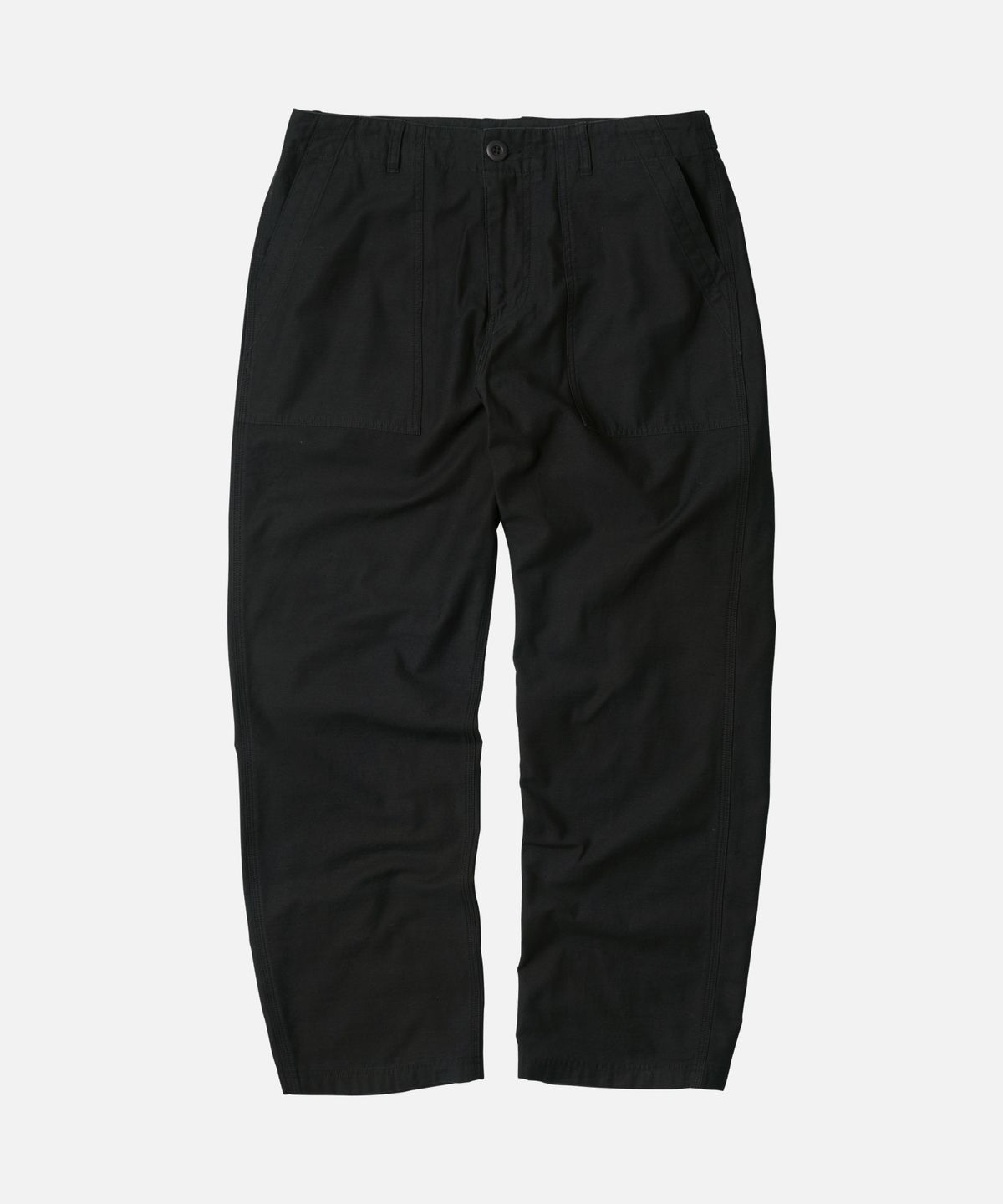 프리즘웍스(FRIZMWORKS) BACKSATIN FATIGUE PANTS _ BLACK