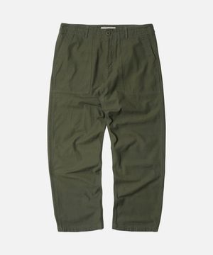 BACKSATIN FATIGUE PANTS _ OLIVE