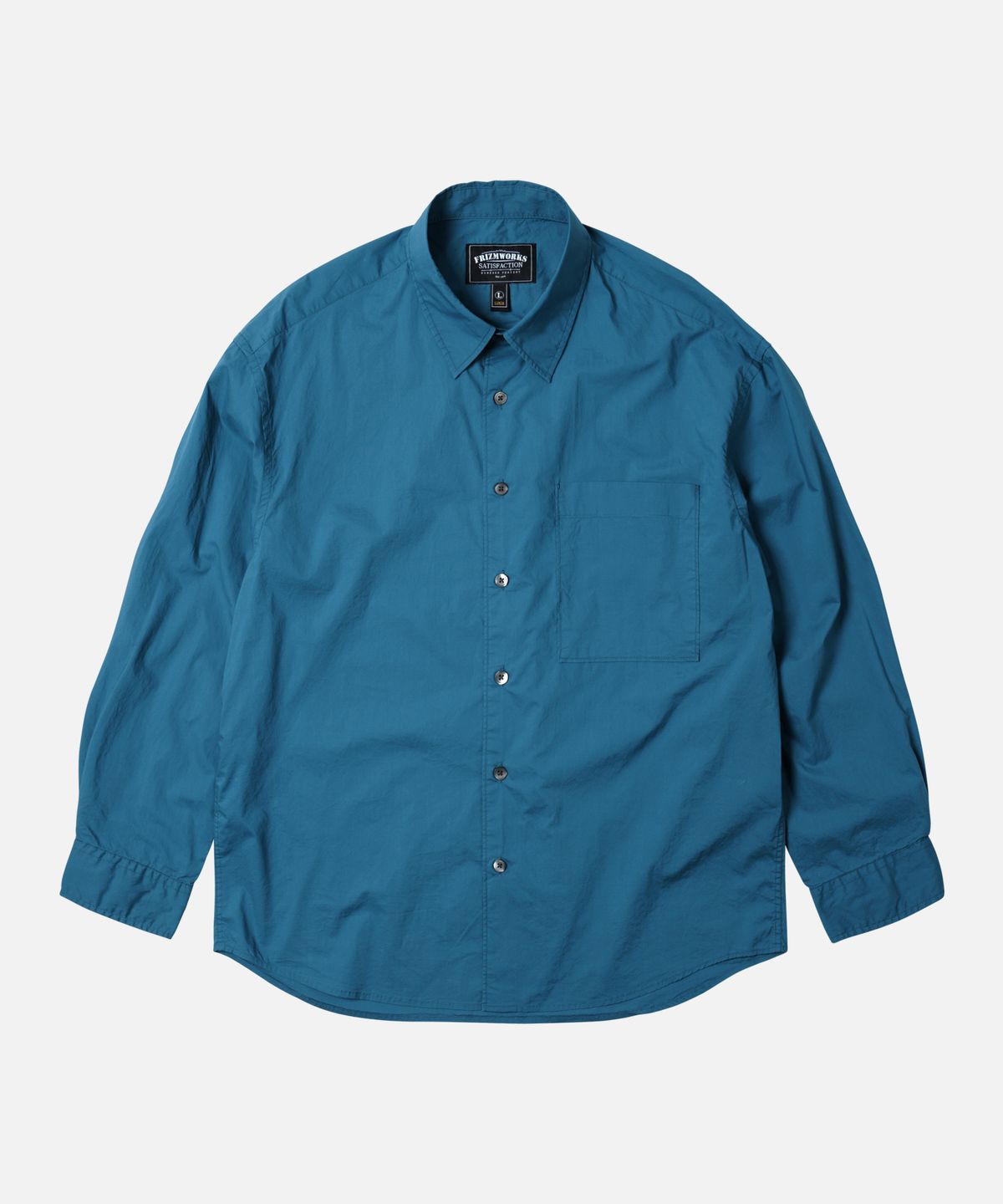 프리즘웍스(FRIZMWORKS) TYPEWRITER RELAXED SHIRT _ VINTAGE BLUE