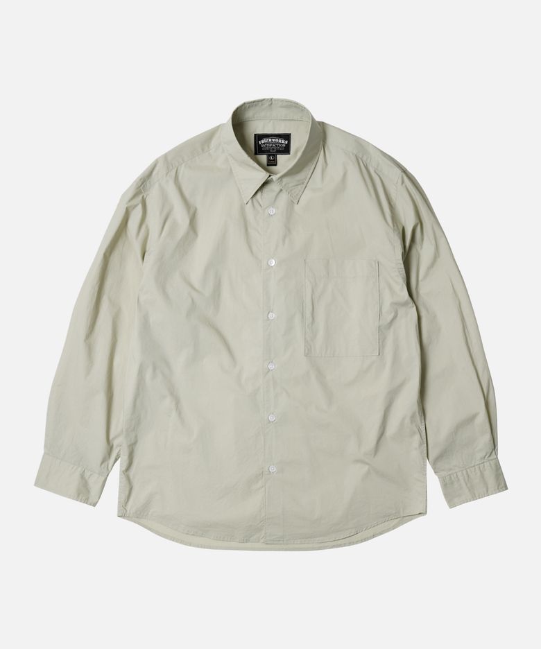 TYPEWRITER RELAXED SHIRT _ DOVE GRAY