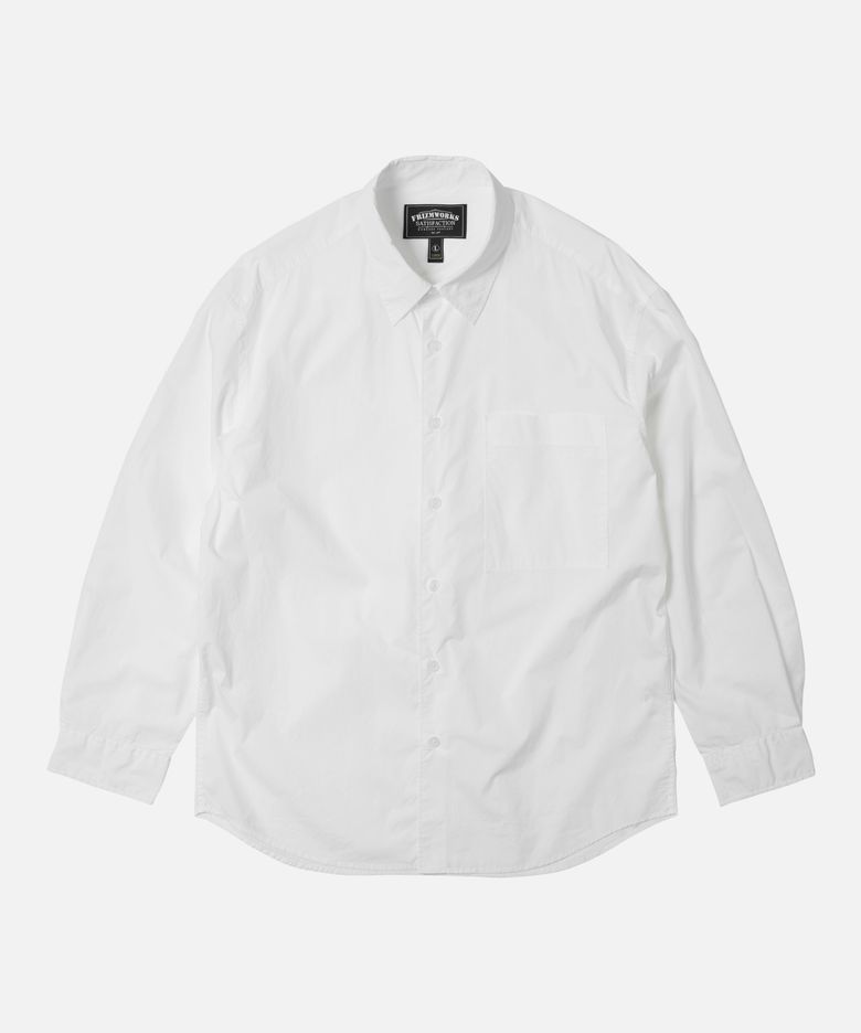 TYPEWRITER RELAXED SHIRT _ WHITE