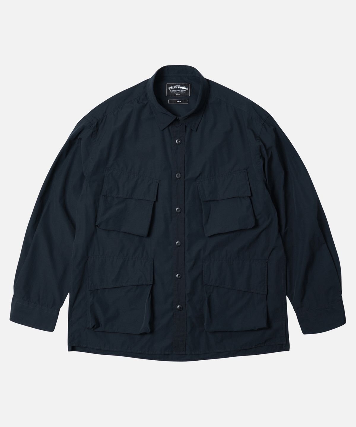 프리즘웍스(FRIZMWORKS) CP FATIGUE SHIRT JACKET _ NAVY