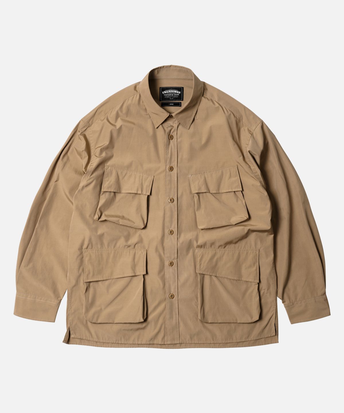 프리즘웍스(FRIZMWORKS) CP FATIGUE SHIRT JACKET _ BEIGE