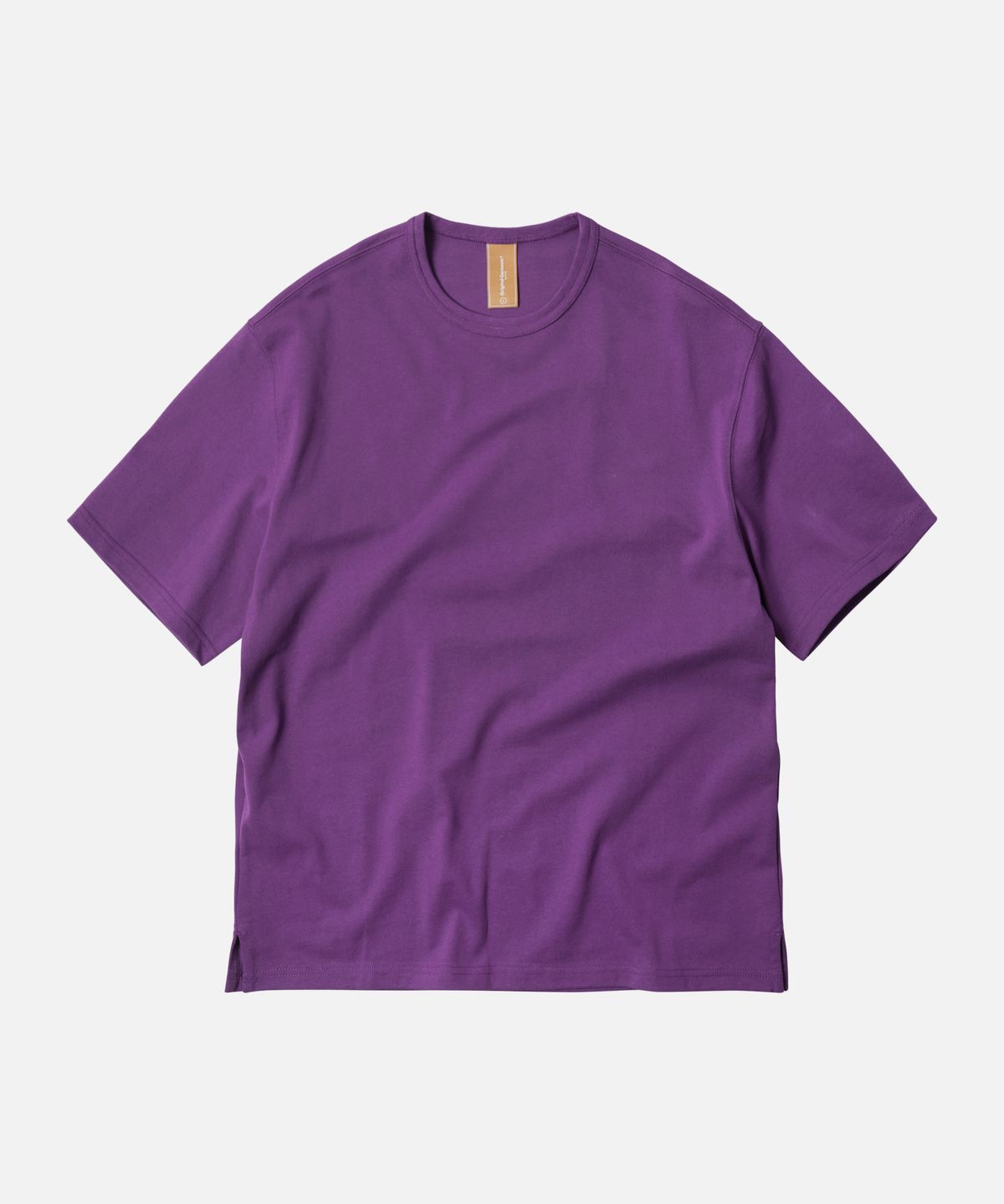프리즘웍스(FRIZMWORKS) OG DOUBLE RIB OVERSIZED TEE _ PURPLE