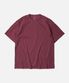OG PIGMENT DYEING HALF TEE _ BURGUNDY