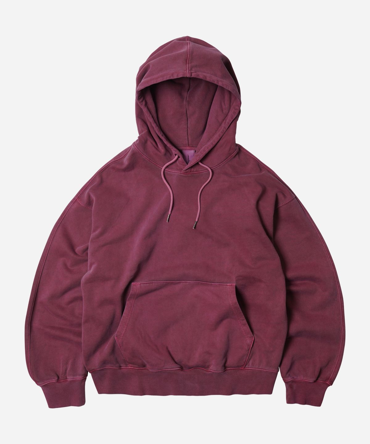 프리즘웍스(FRIZMWORKS) OG PIGMENT DYEING HOODY 002 _ BURGUNDY