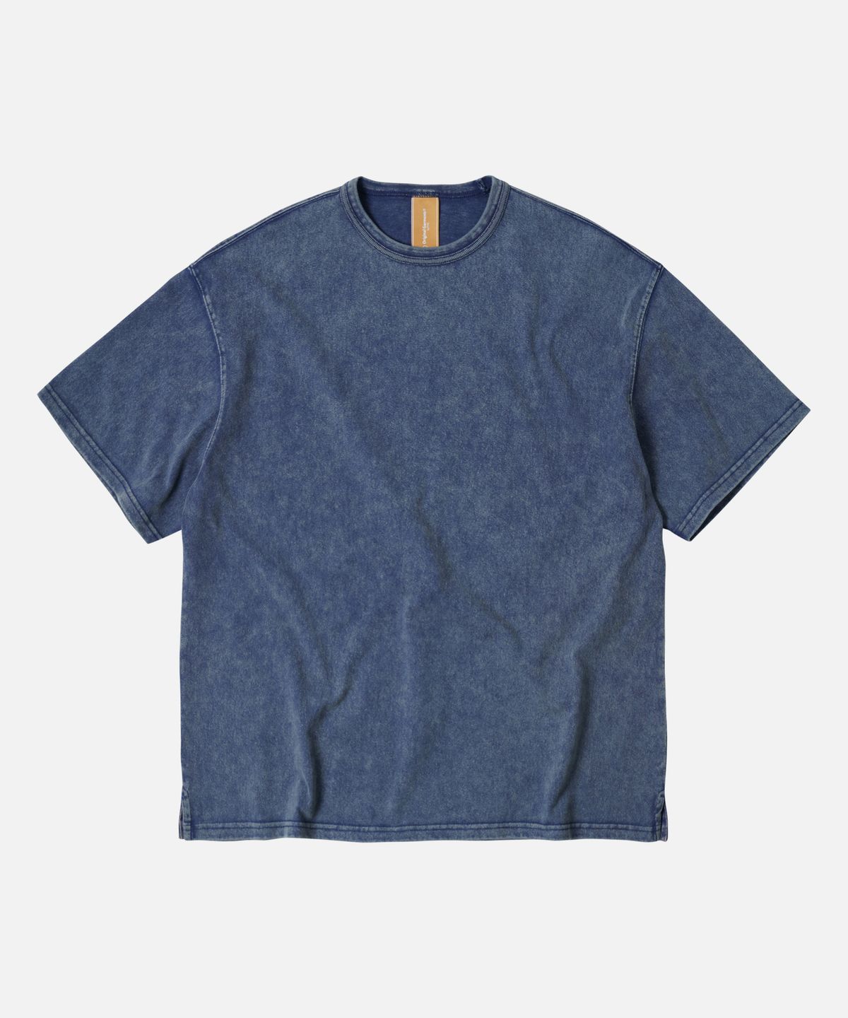 프리즘웍스(FRIZMWORKS) OG VINTAGE DYEING HALF TEE _ WASHED NAVY